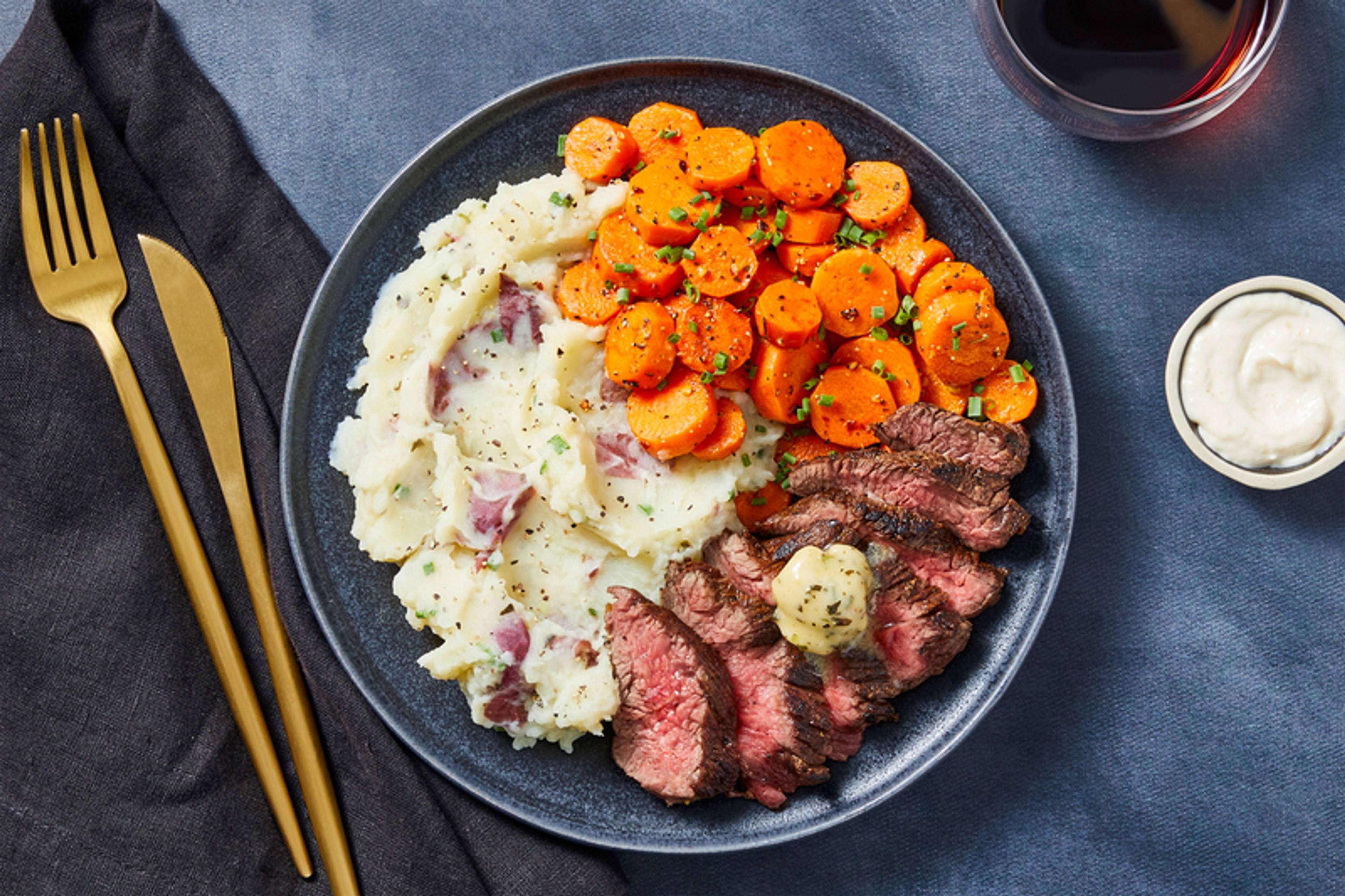 Garlic-Butter Steaks