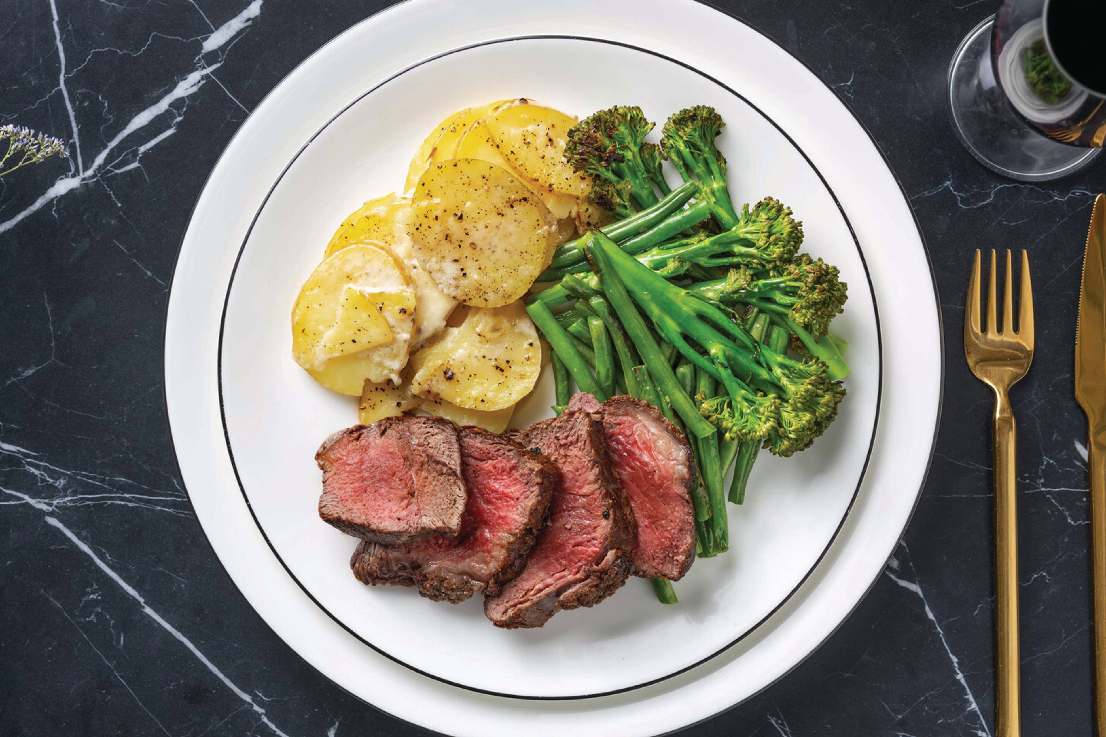 Rosemary Roast Lamb & Dauphinoise Potatoes