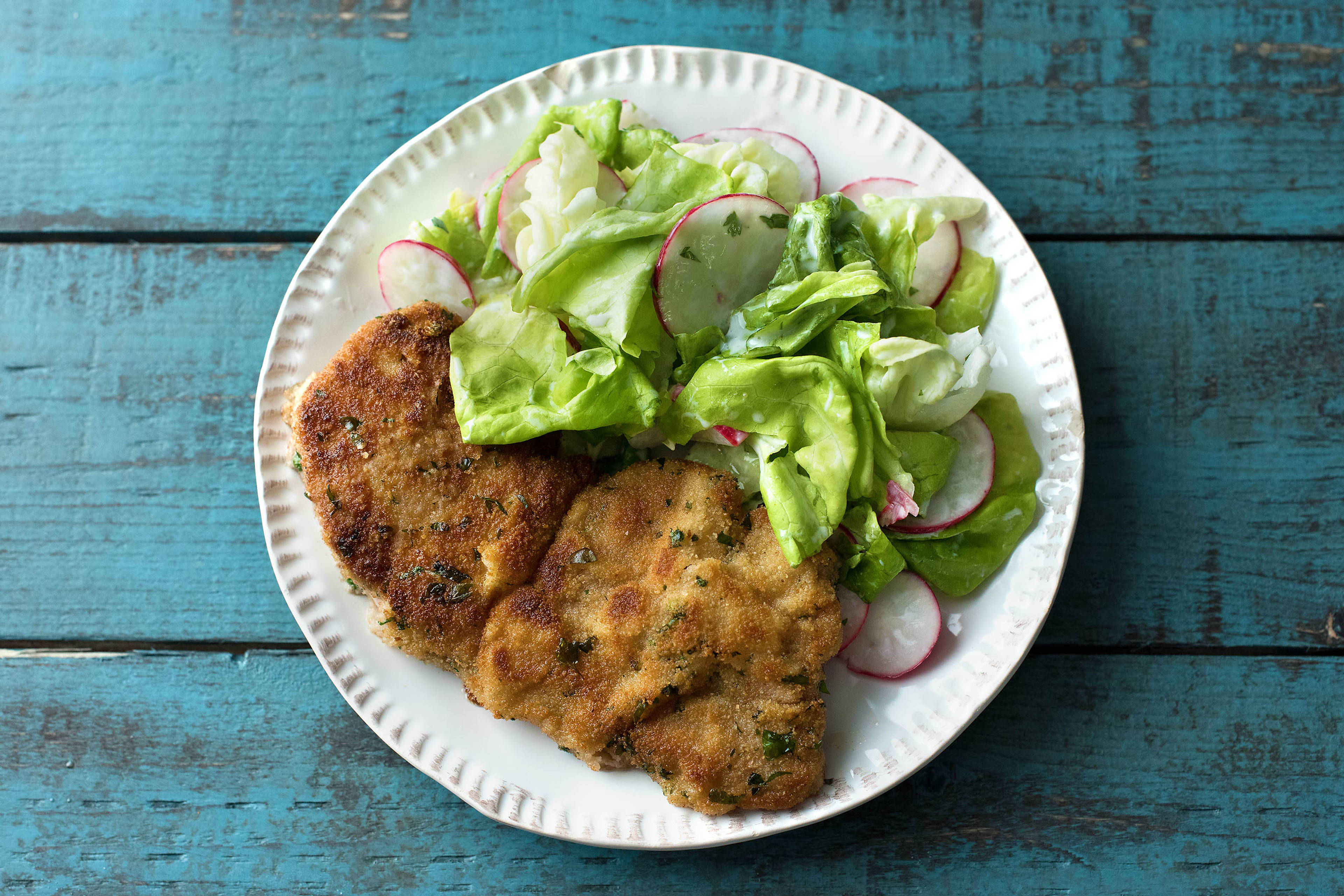 EM-Fieber Deutschland: Kräuterschnitzel