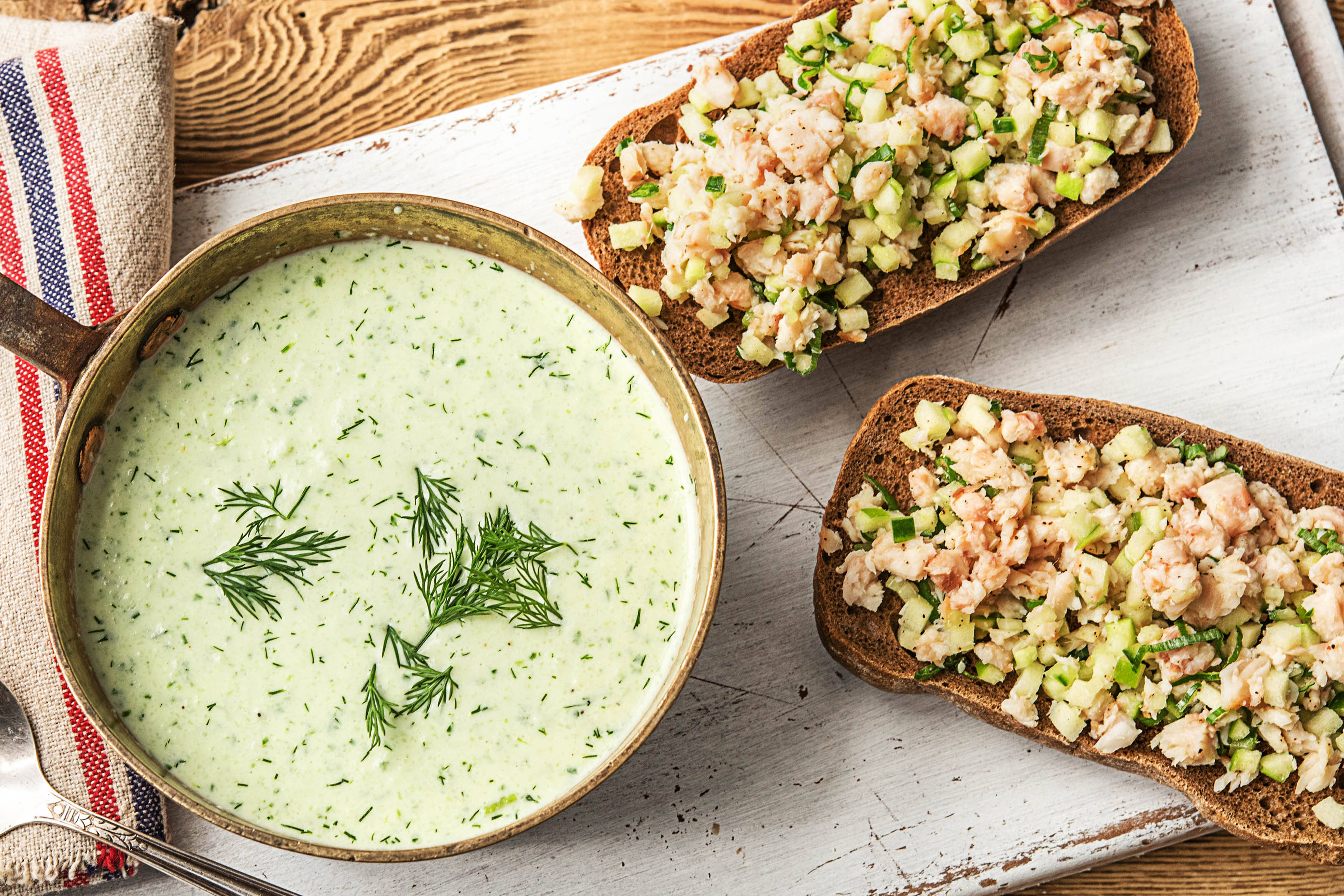 Crostini mit Forellentatar,
