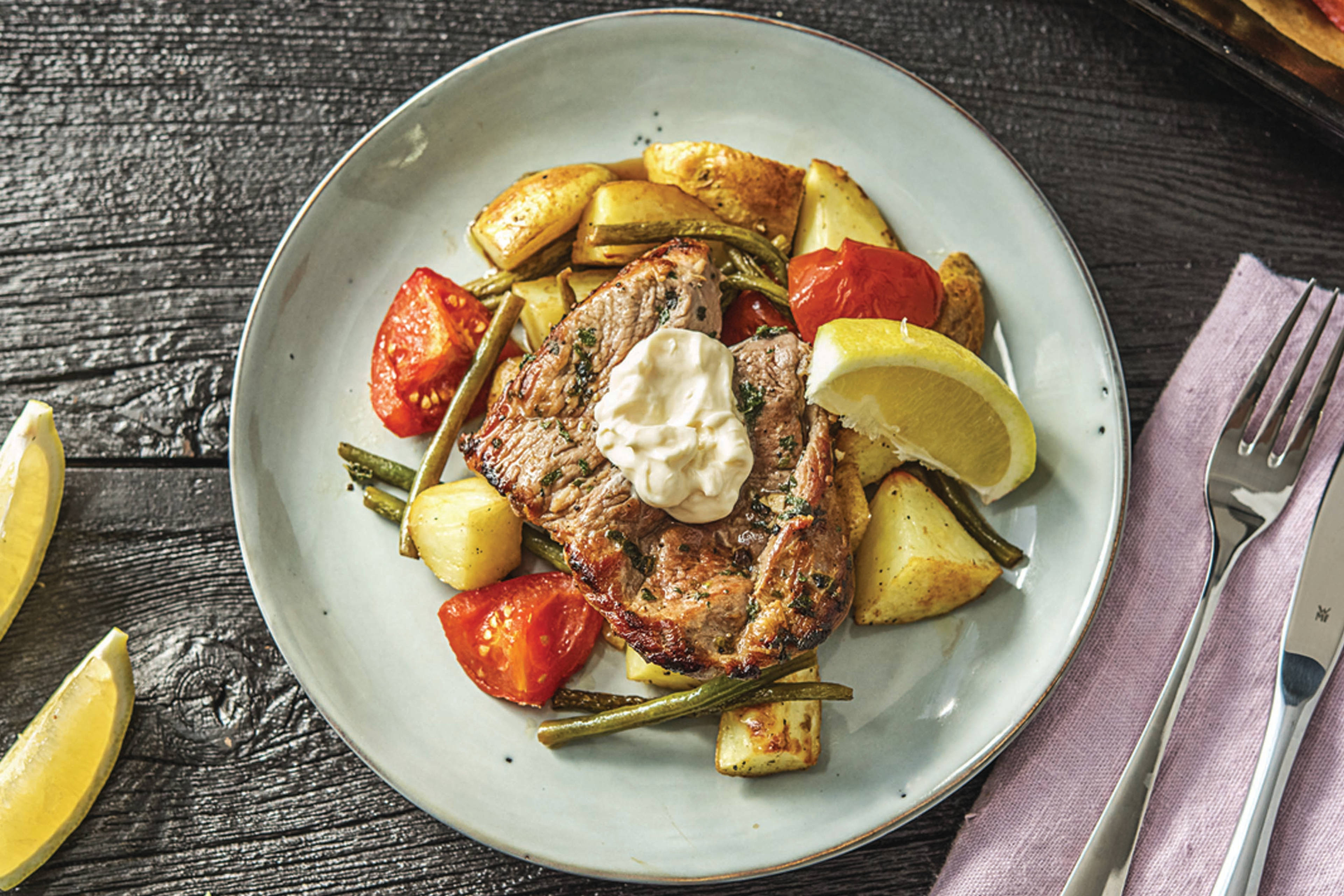 Garlic-Oregano Lamb
