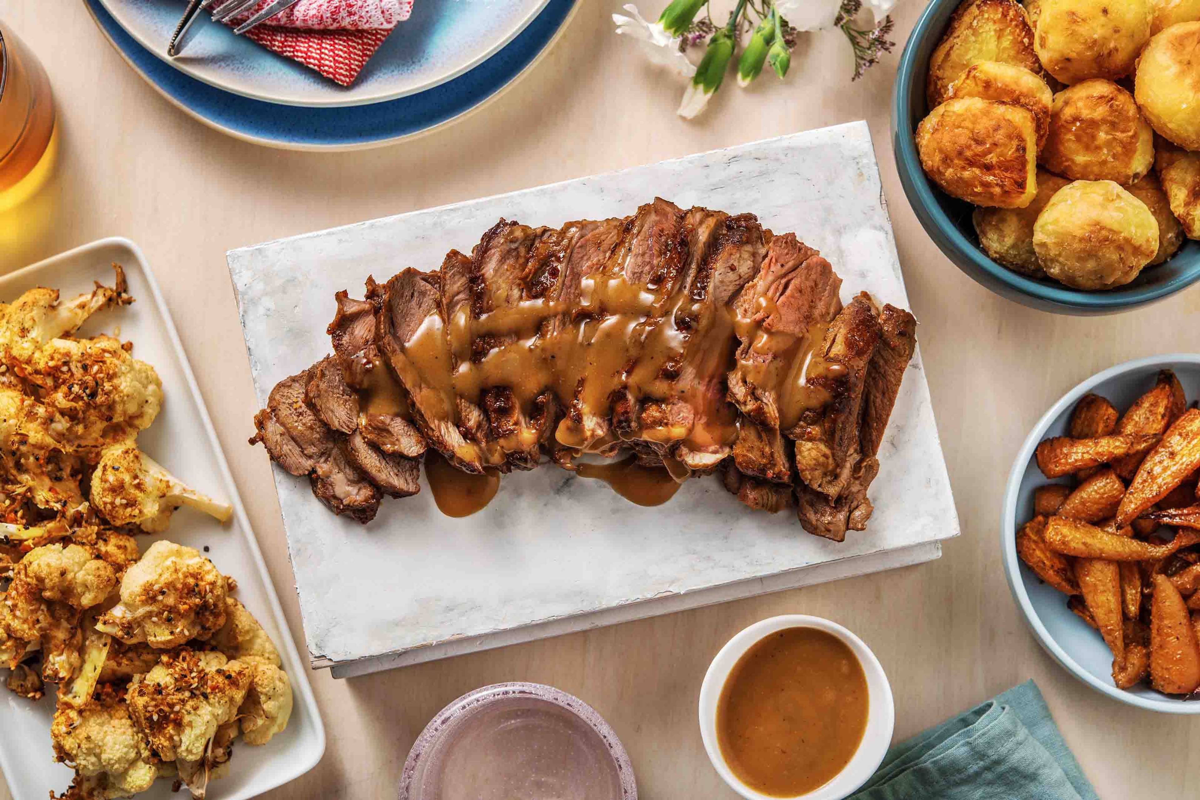 Harrissa-Spiced Roast Lamb