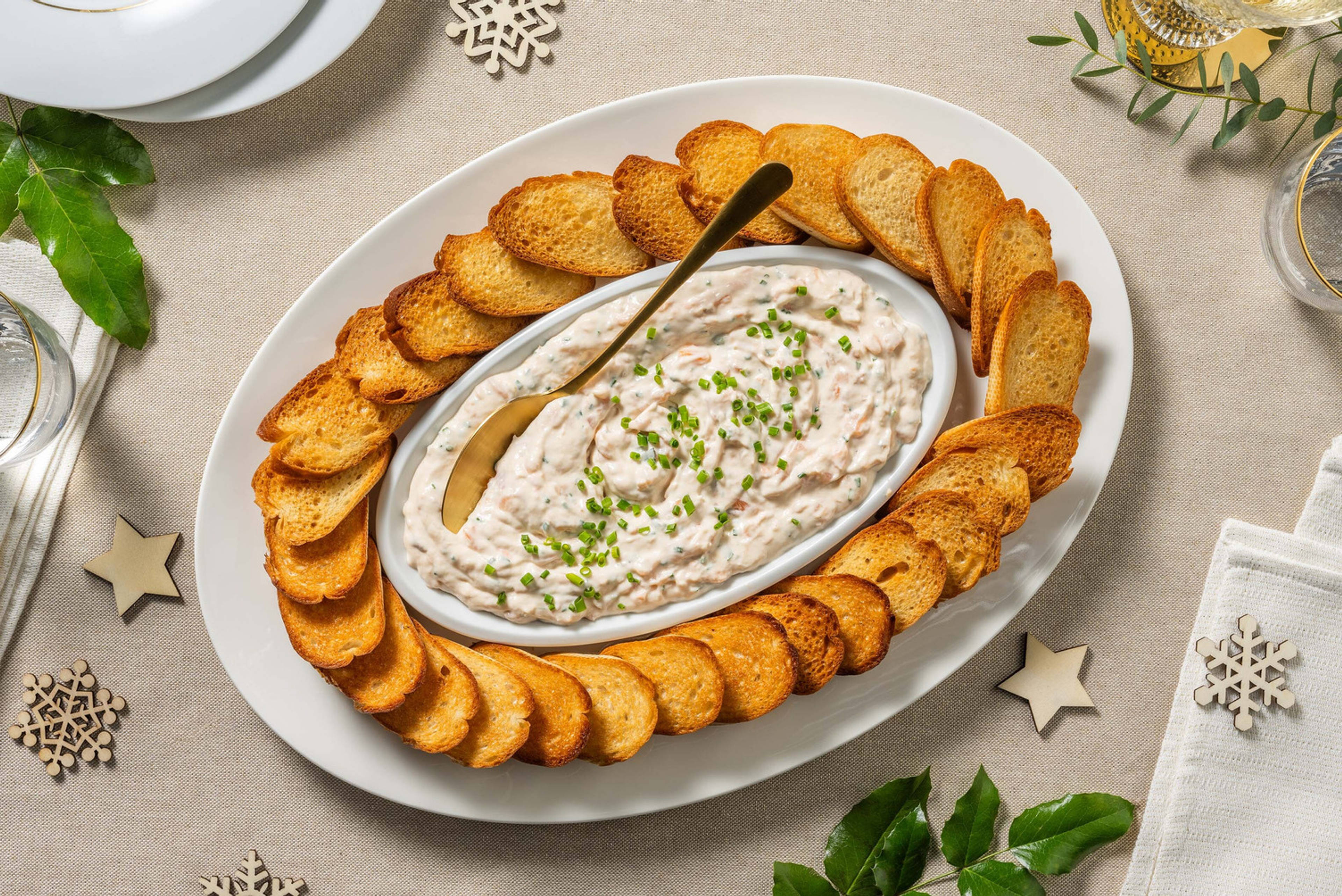 Tartinade de saumon fumé et d'estragon