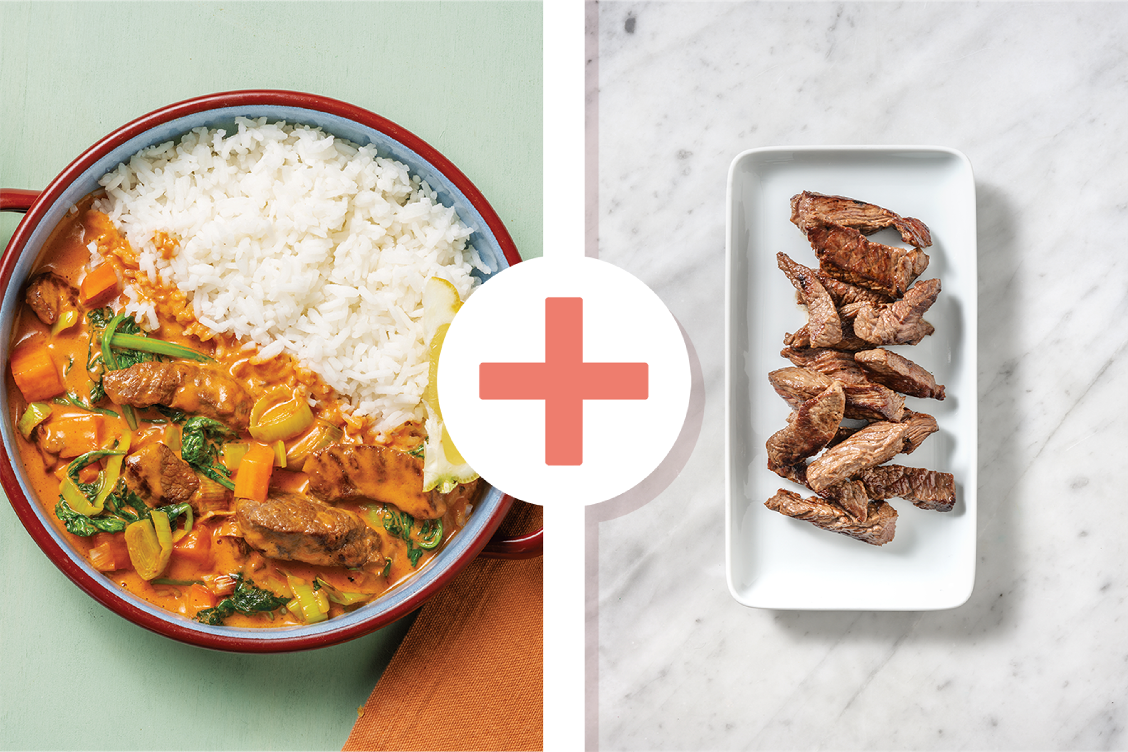 Indian Coconut Double Beef Curry