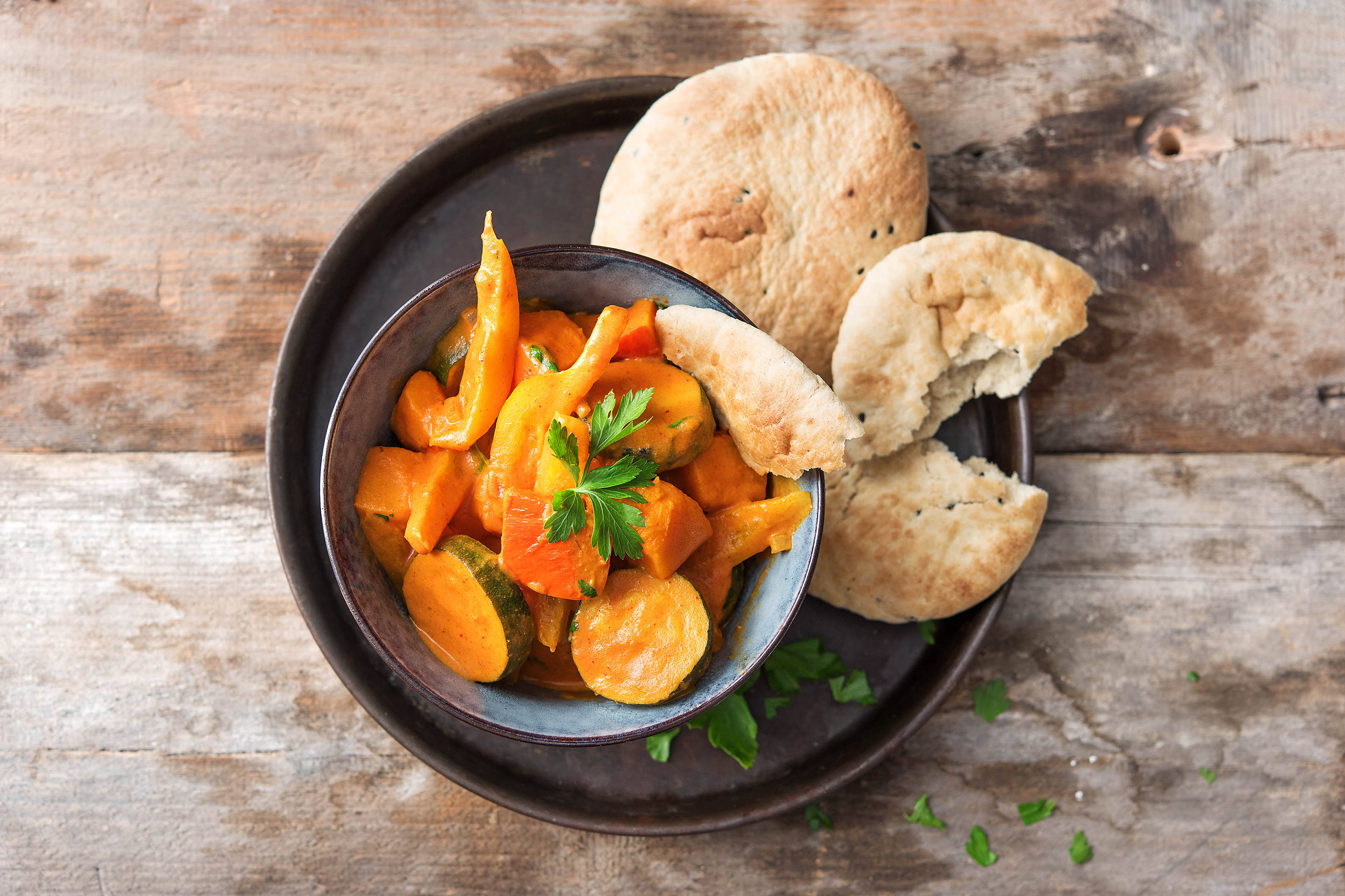 Indisches „Tikka Masala“-Gemüsecurry,
