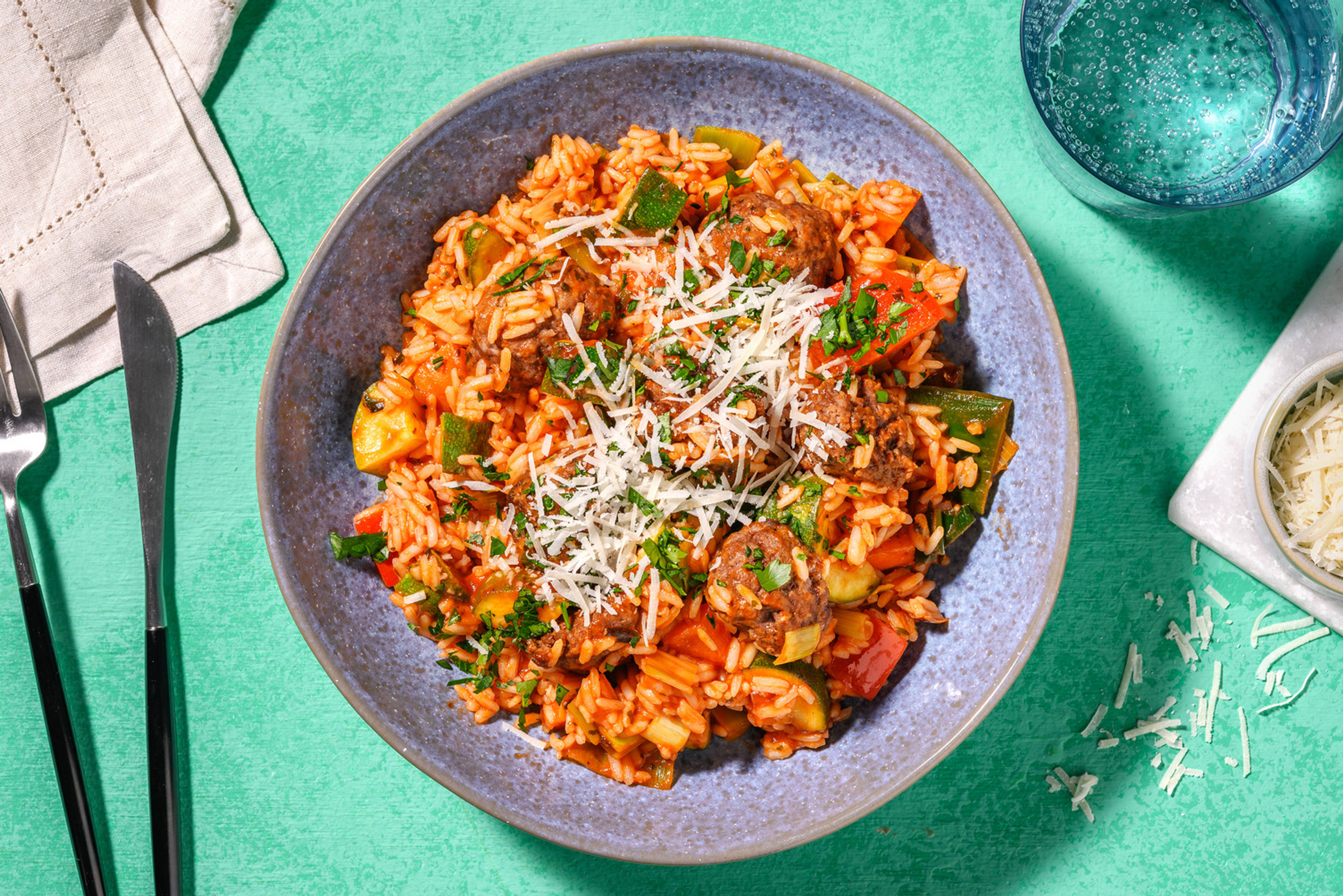 Risotto meatballs