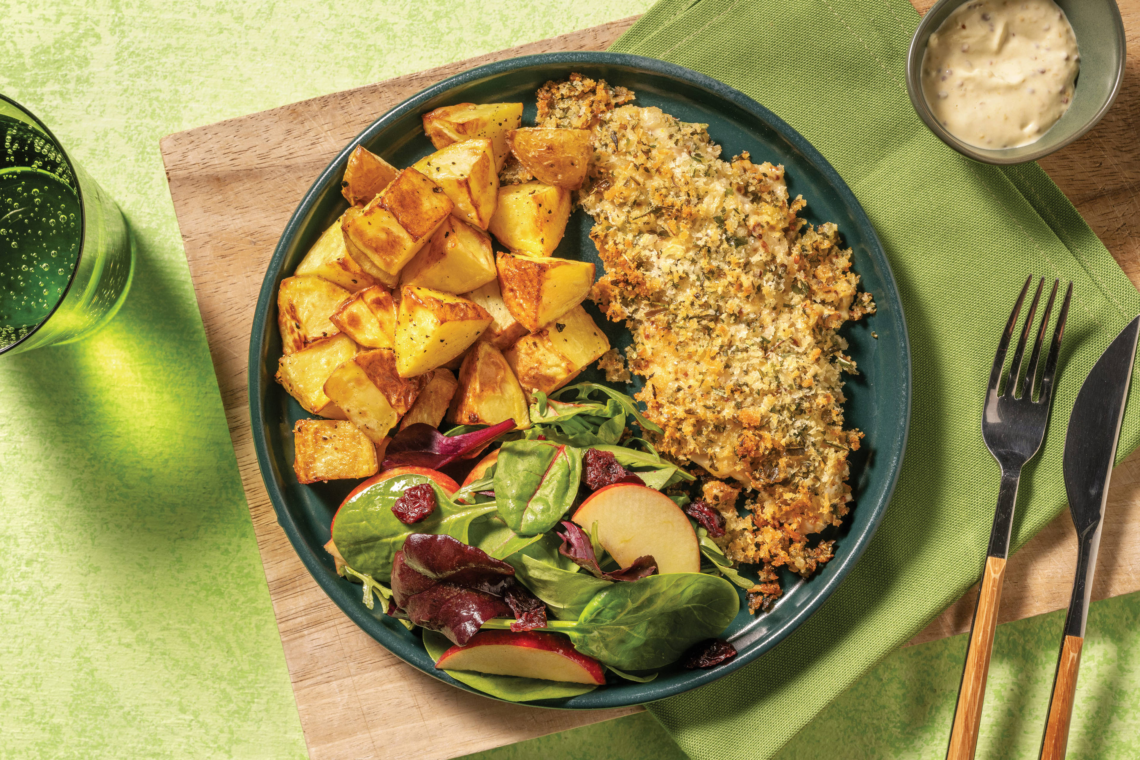 Mustard Chicken & Stuffing Crumb