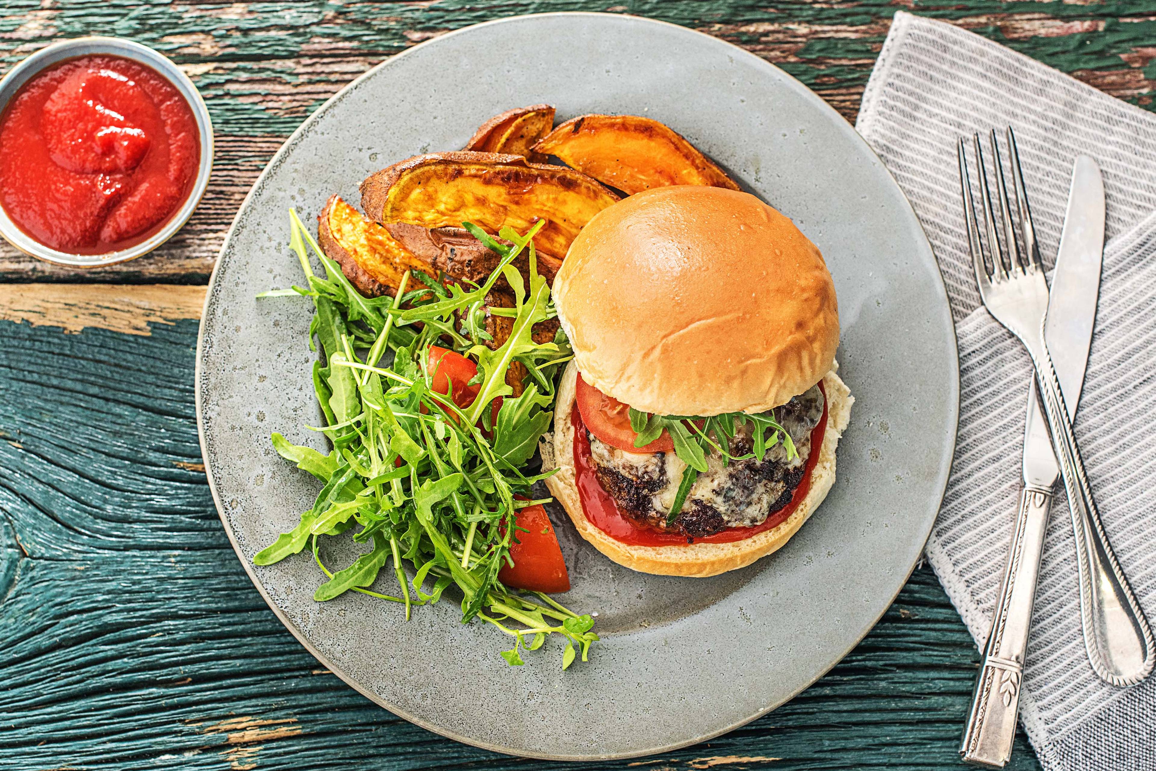 Juicy Cheese Burger