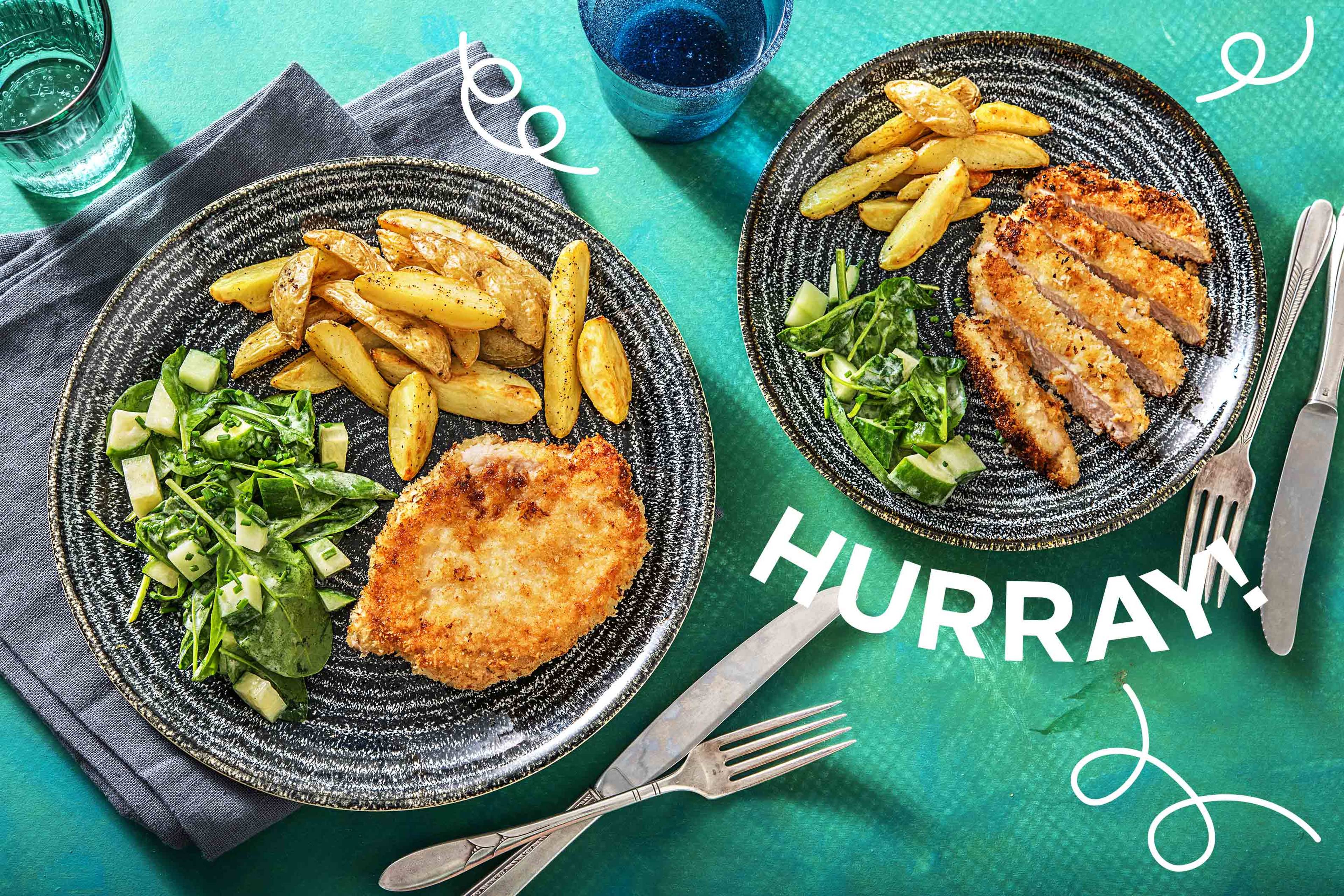 Knuspriges Schnitzel
