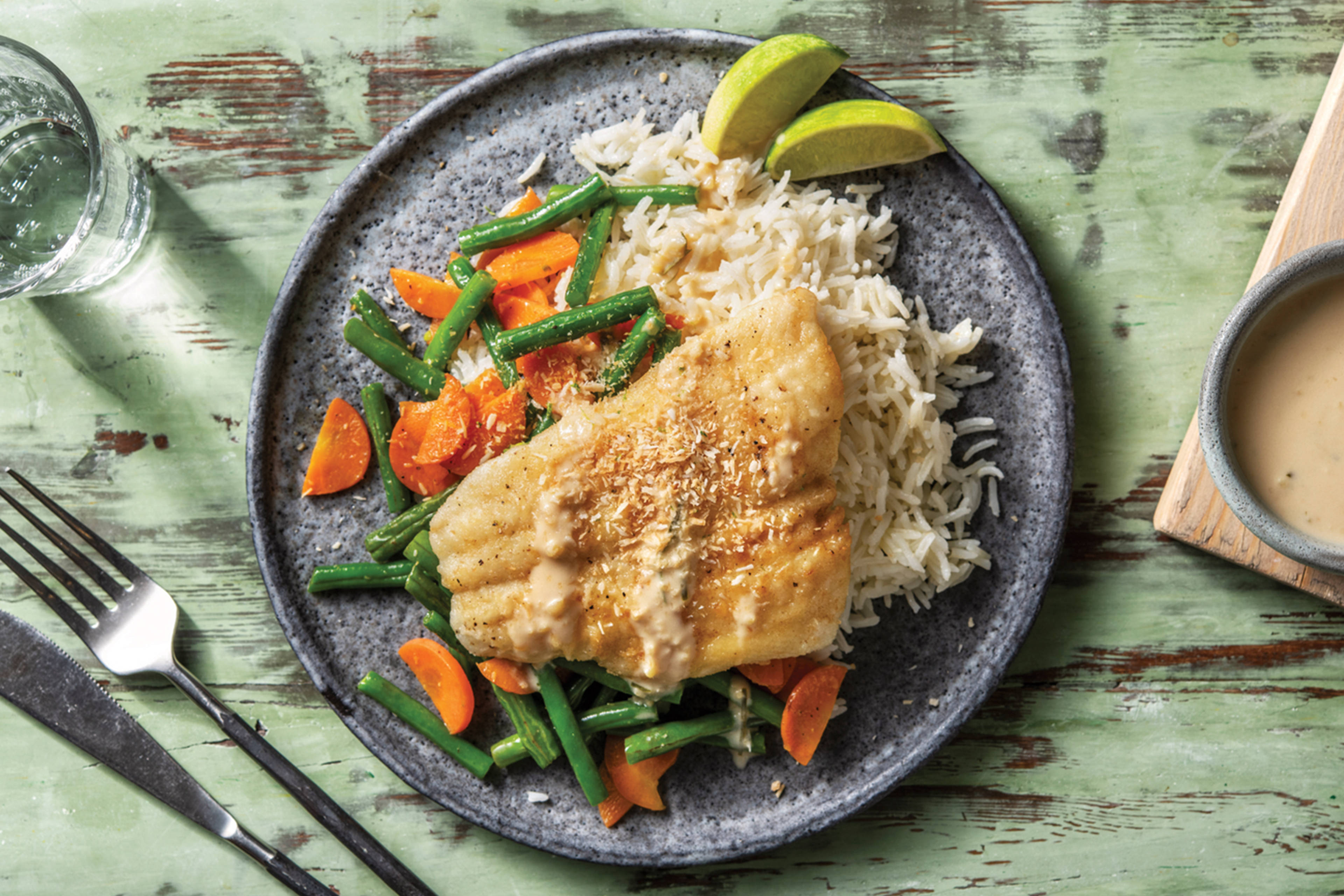 Makrut Lime Coconut Fish