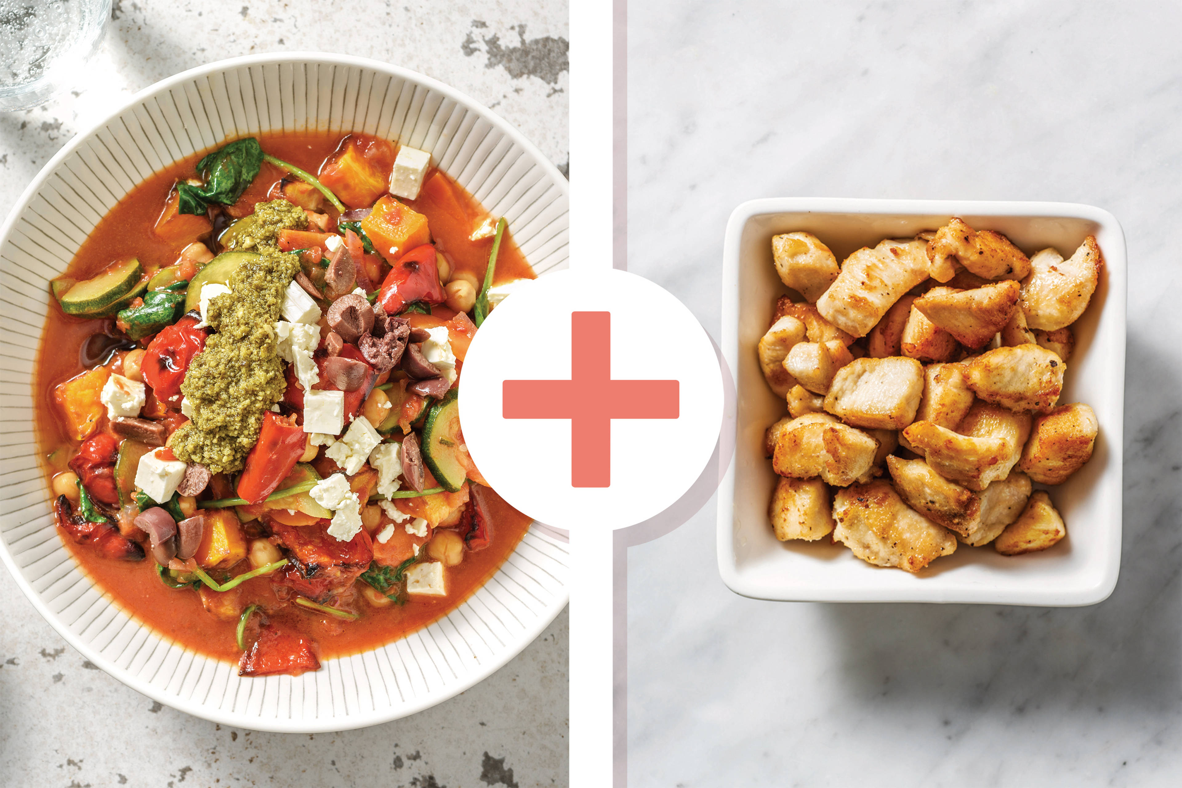 Mediterranean Chicken, Vegetable & Chickpea Stew
