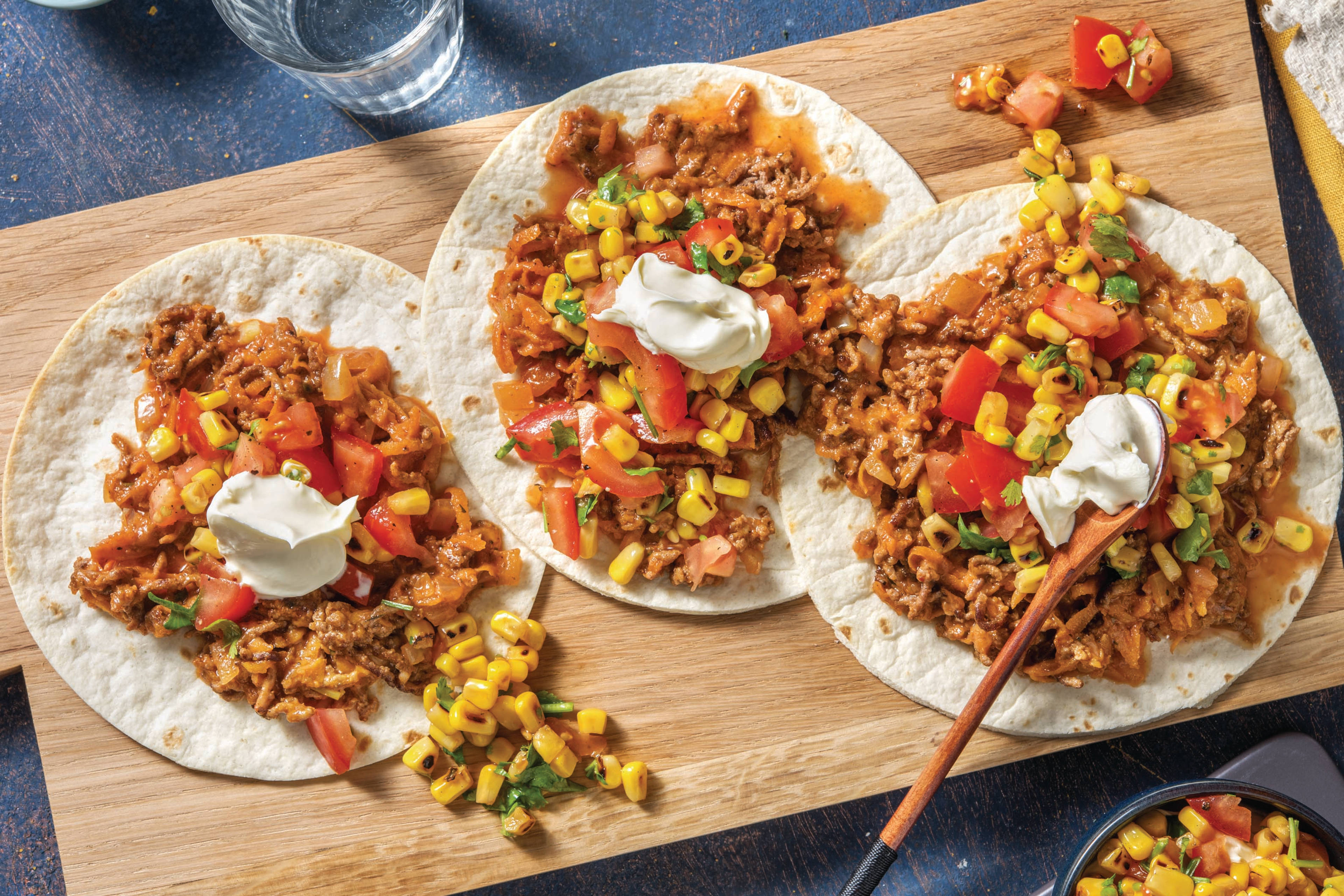 Mexican Beef Tostadas