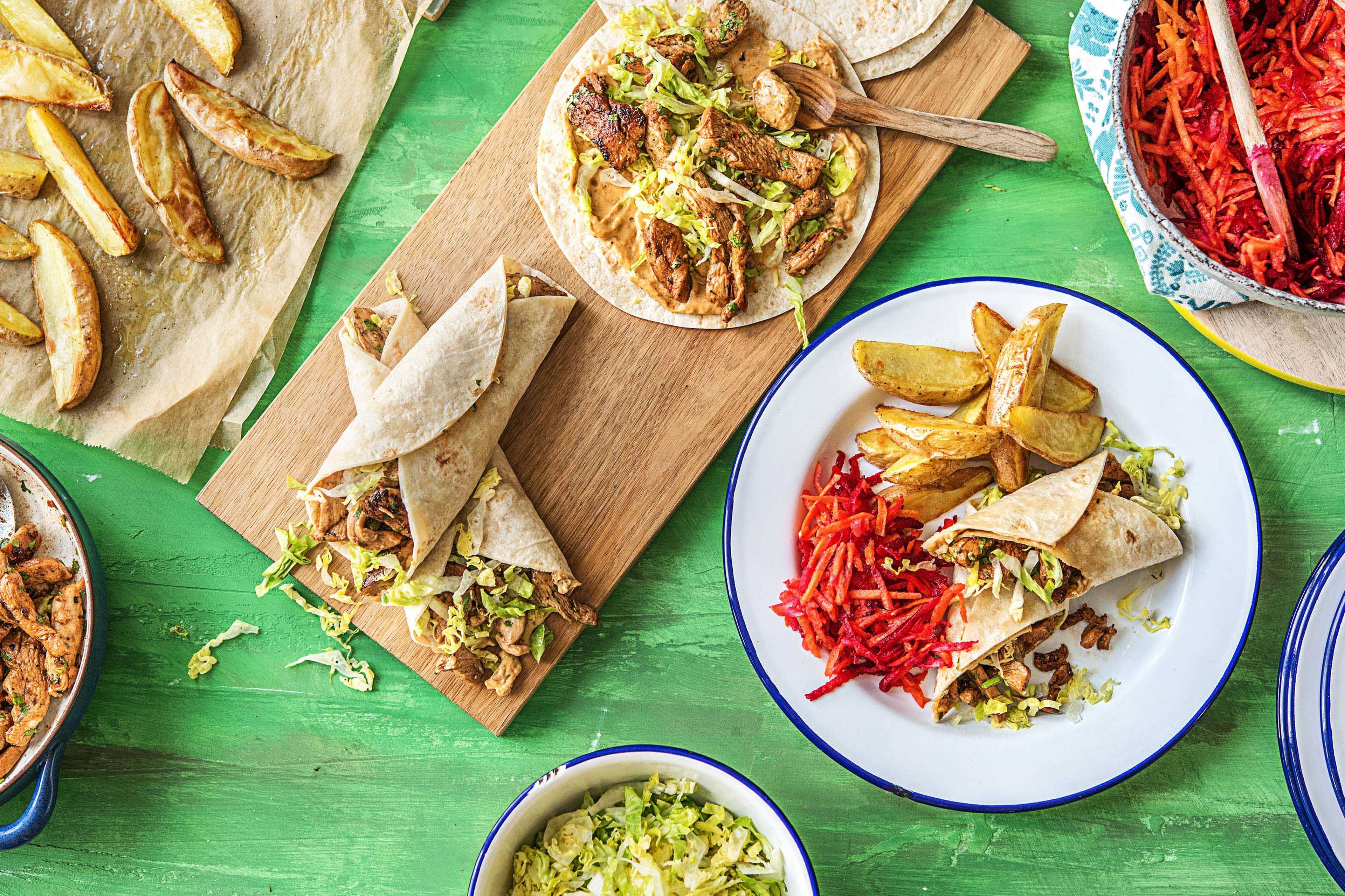 Mexican Chicken Wraps