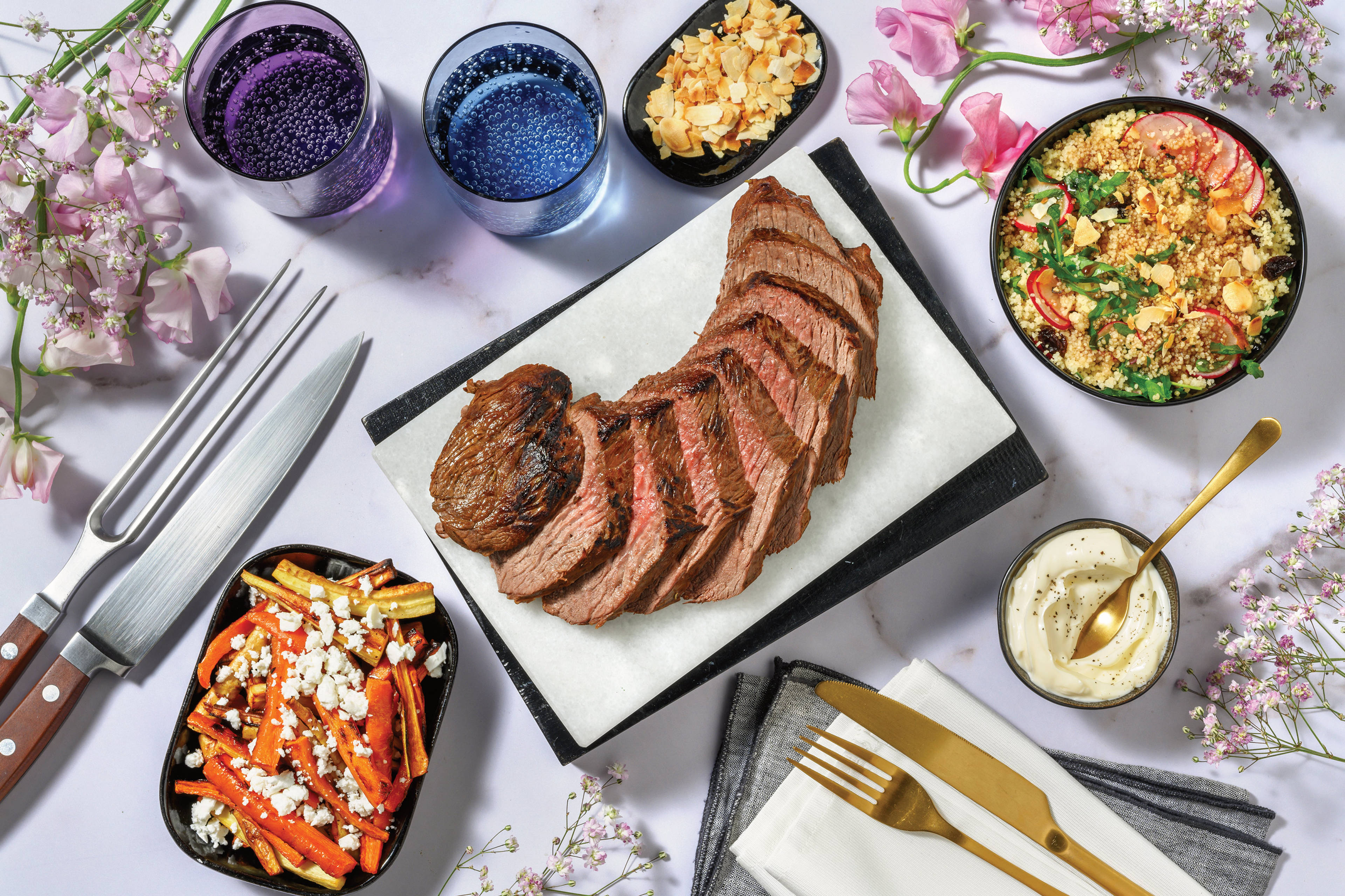 Middle Eastern Lamb Shoulder & Feta Veggie Fries