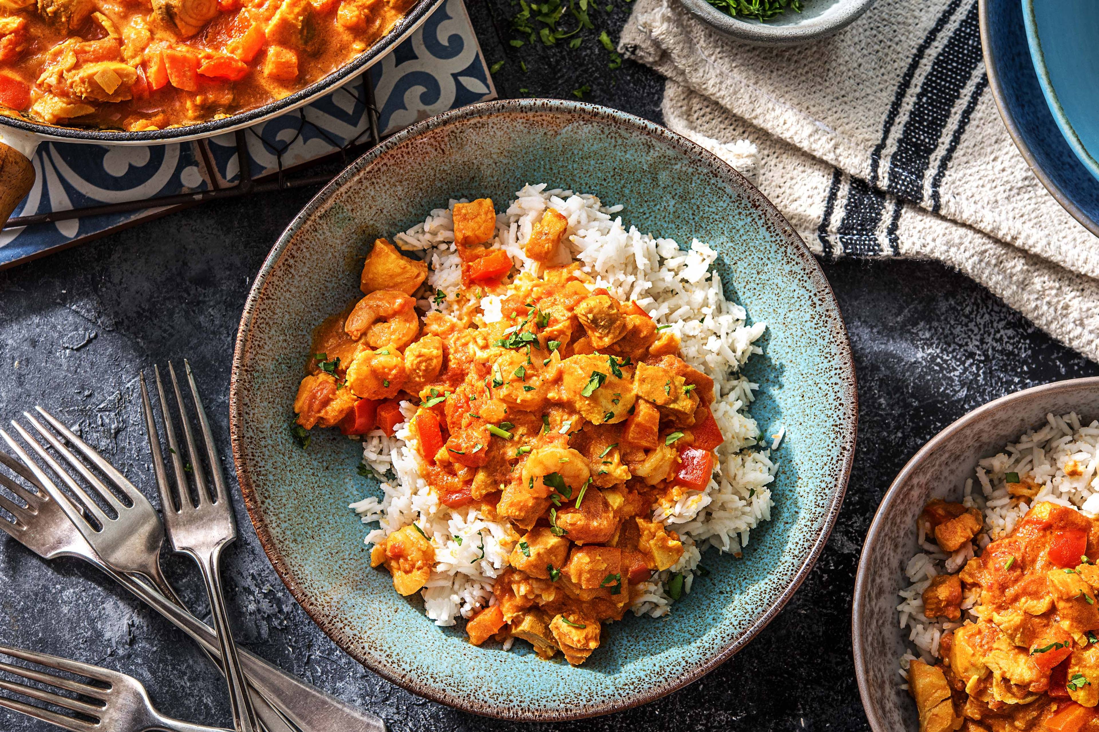 Mild & Creamy Fish Curry