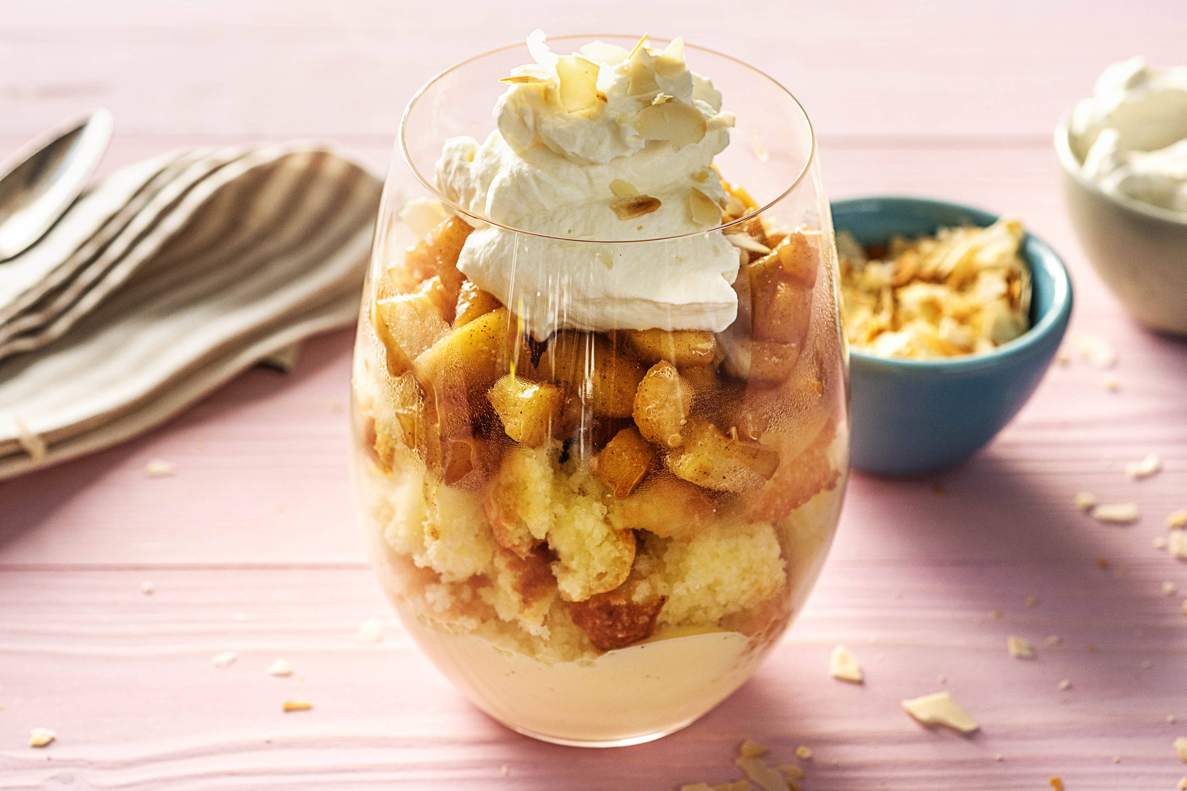 Mini-trifle met vanillemuffin