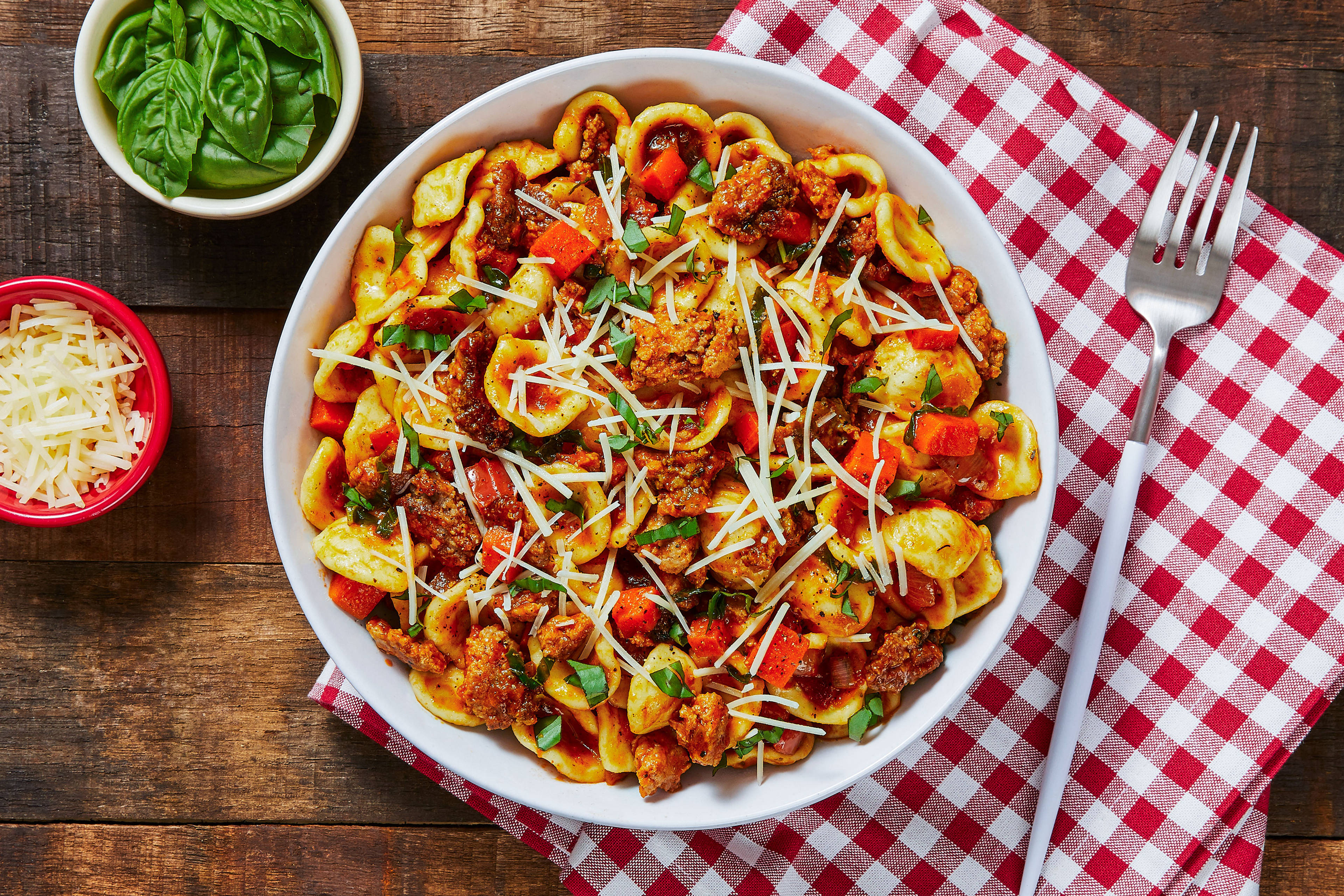 Orecchiette Pork Sausage Bolognese