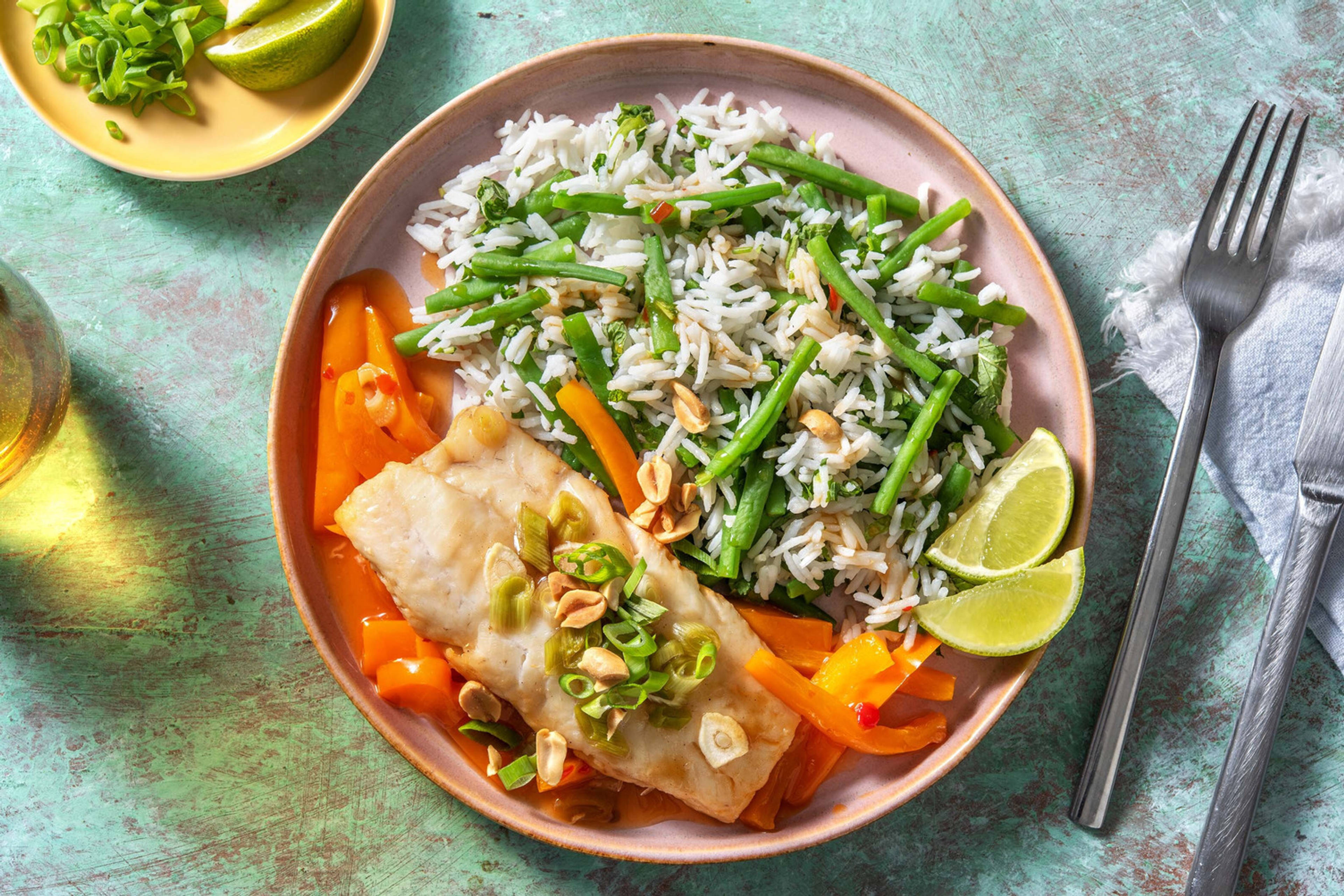 Papillotes à l'asiatique au filet de merlu