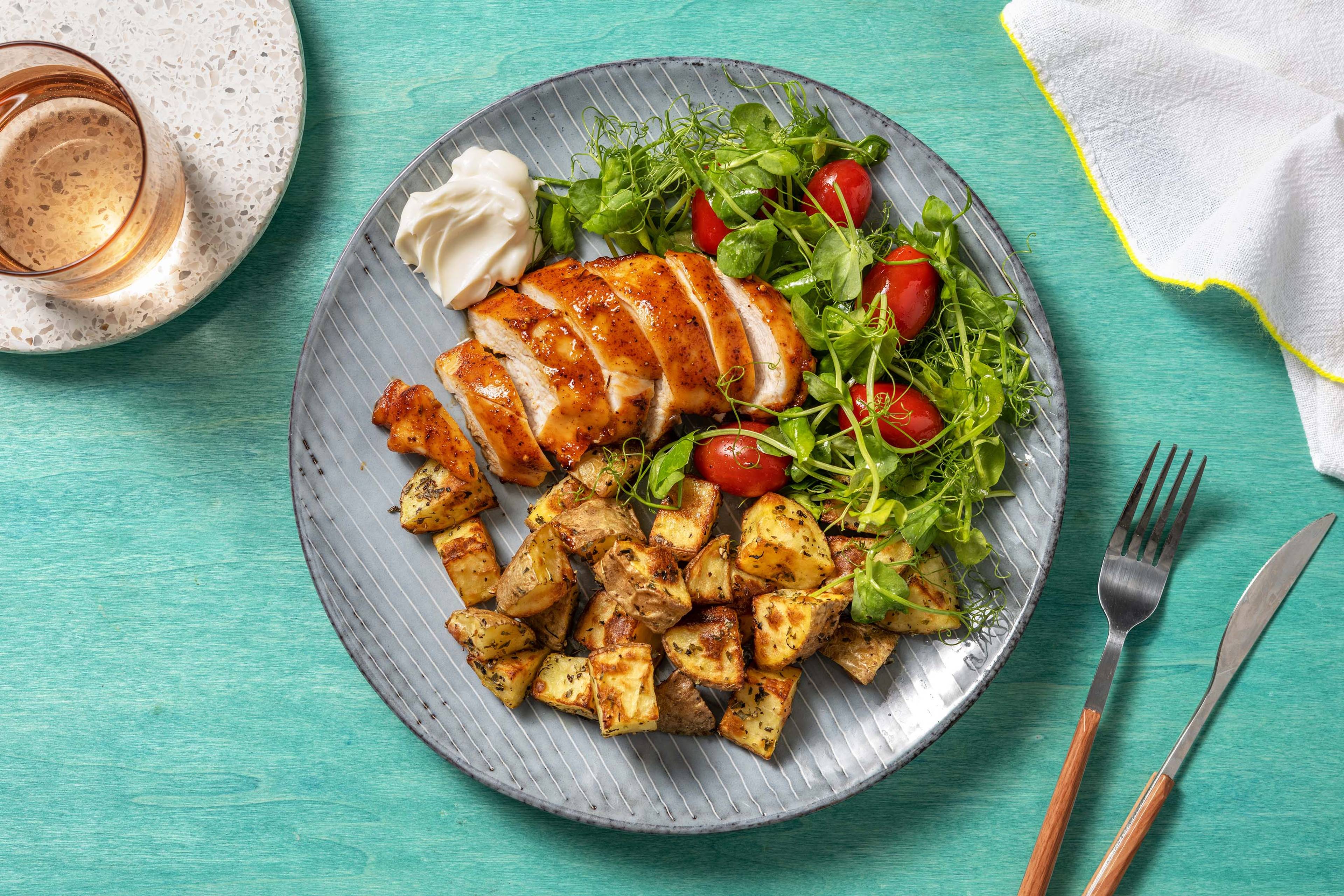 Peri Peri Chicken Breast Traybake