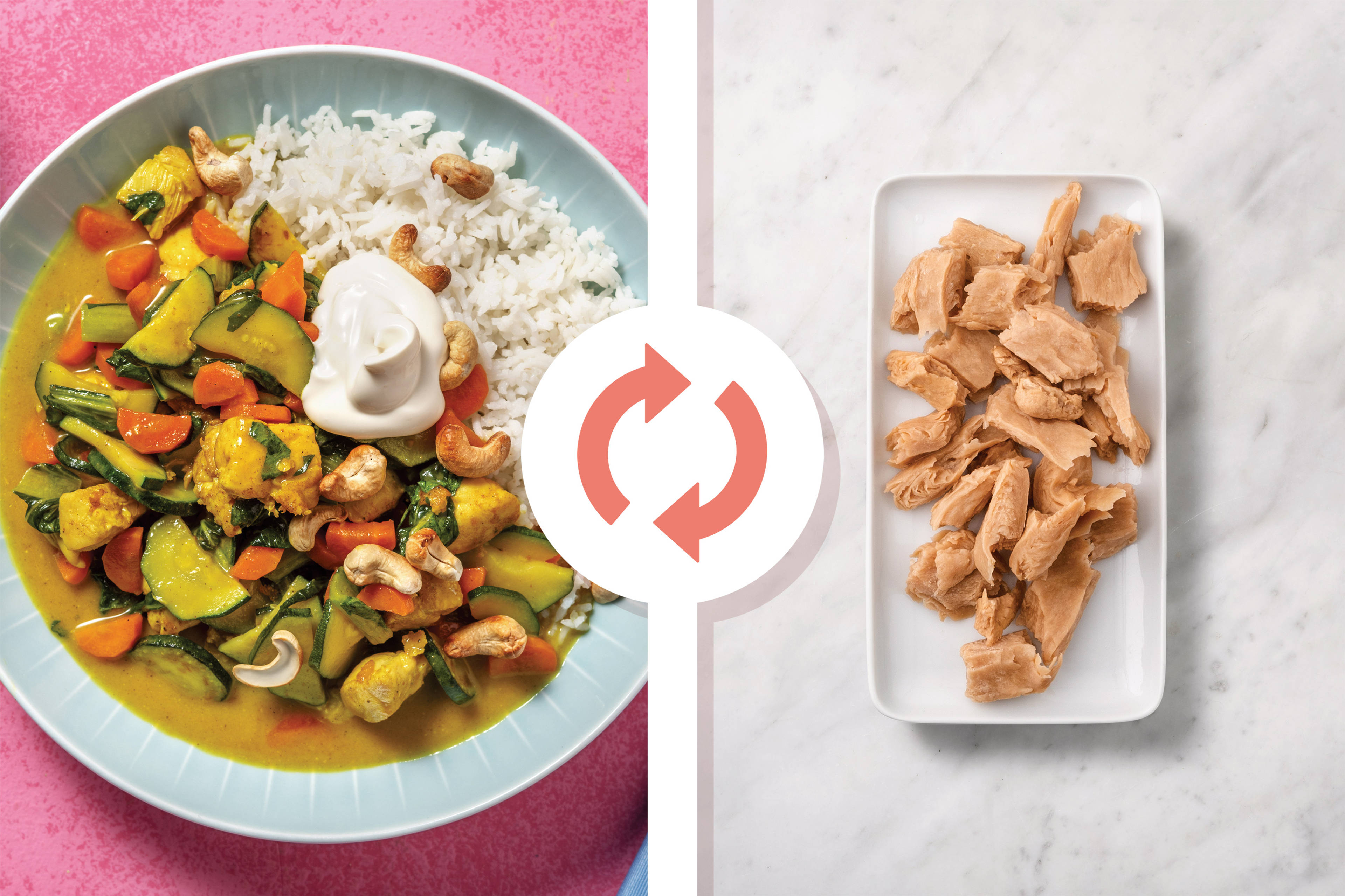Easy Plant-Based Chick'n & Veggie Korma Curry