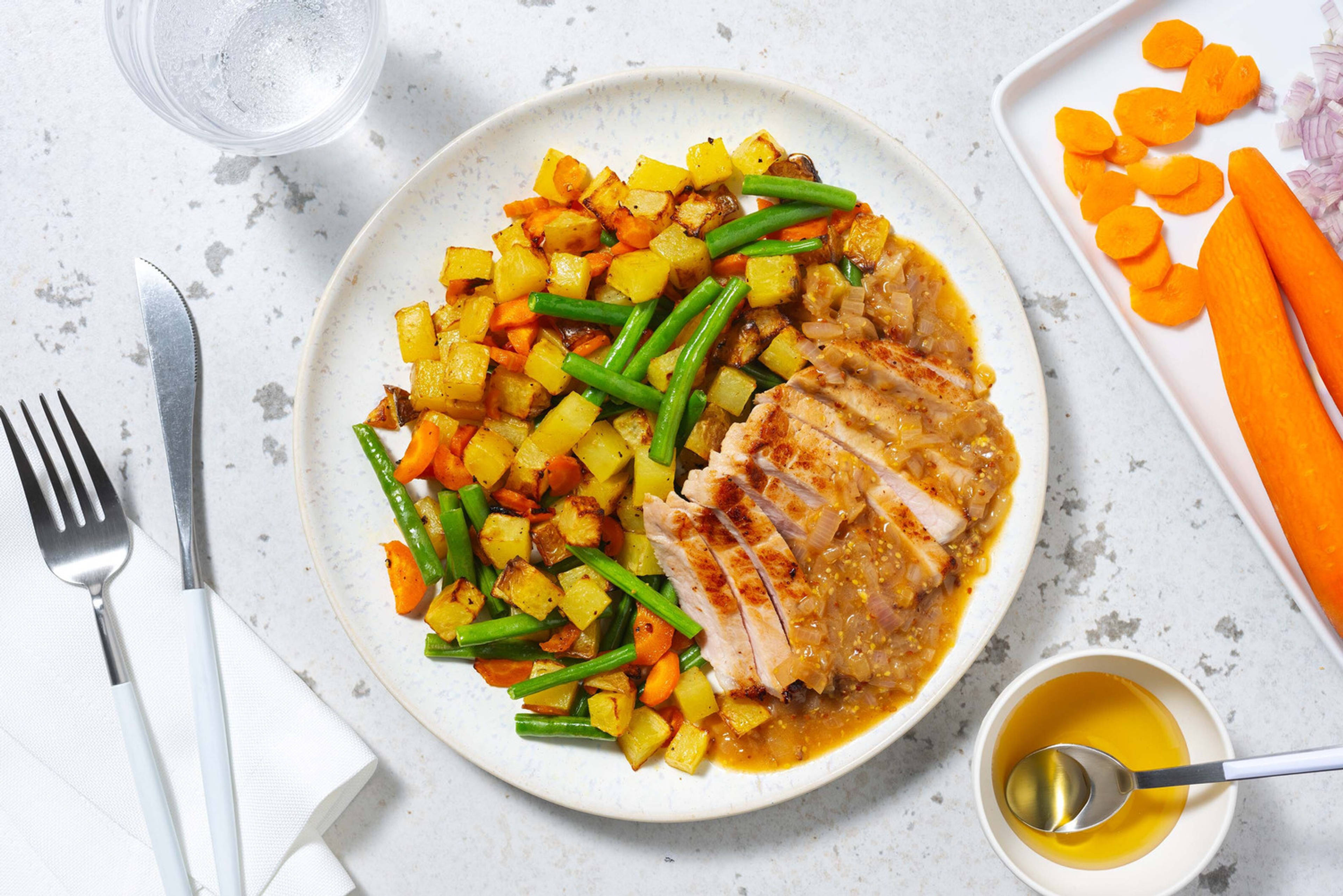 Smart Creamy Honey-Mustard Pork