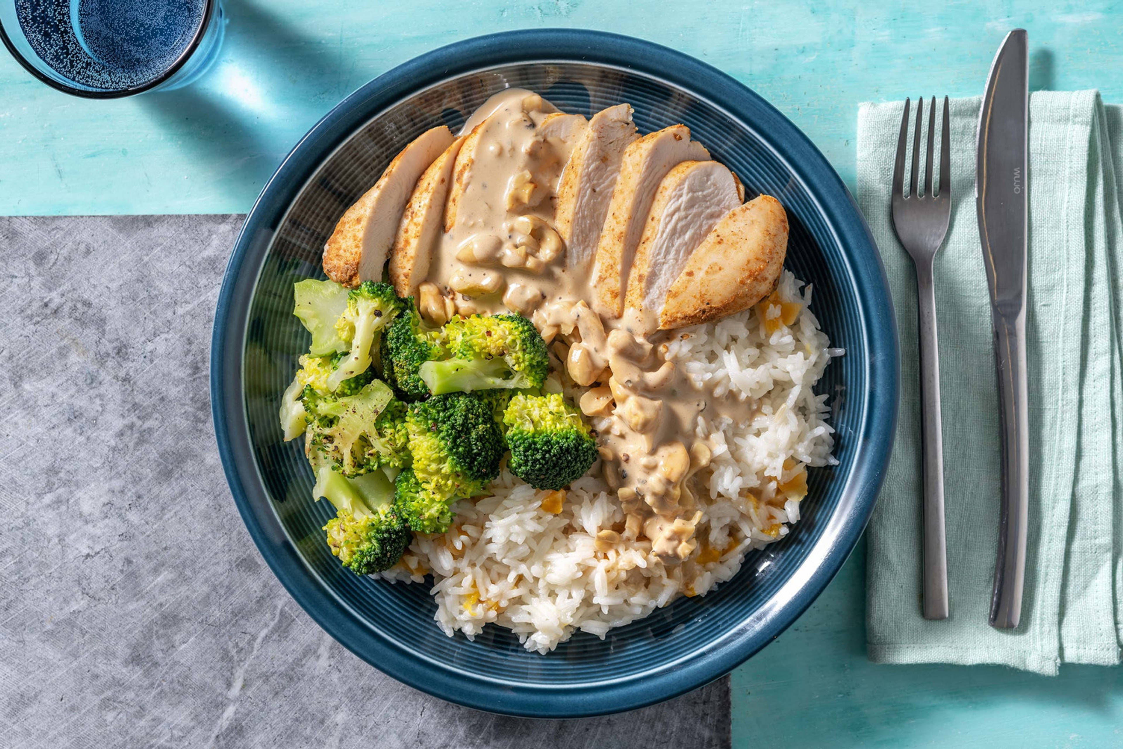 Pouletfilet in Cashewsauce