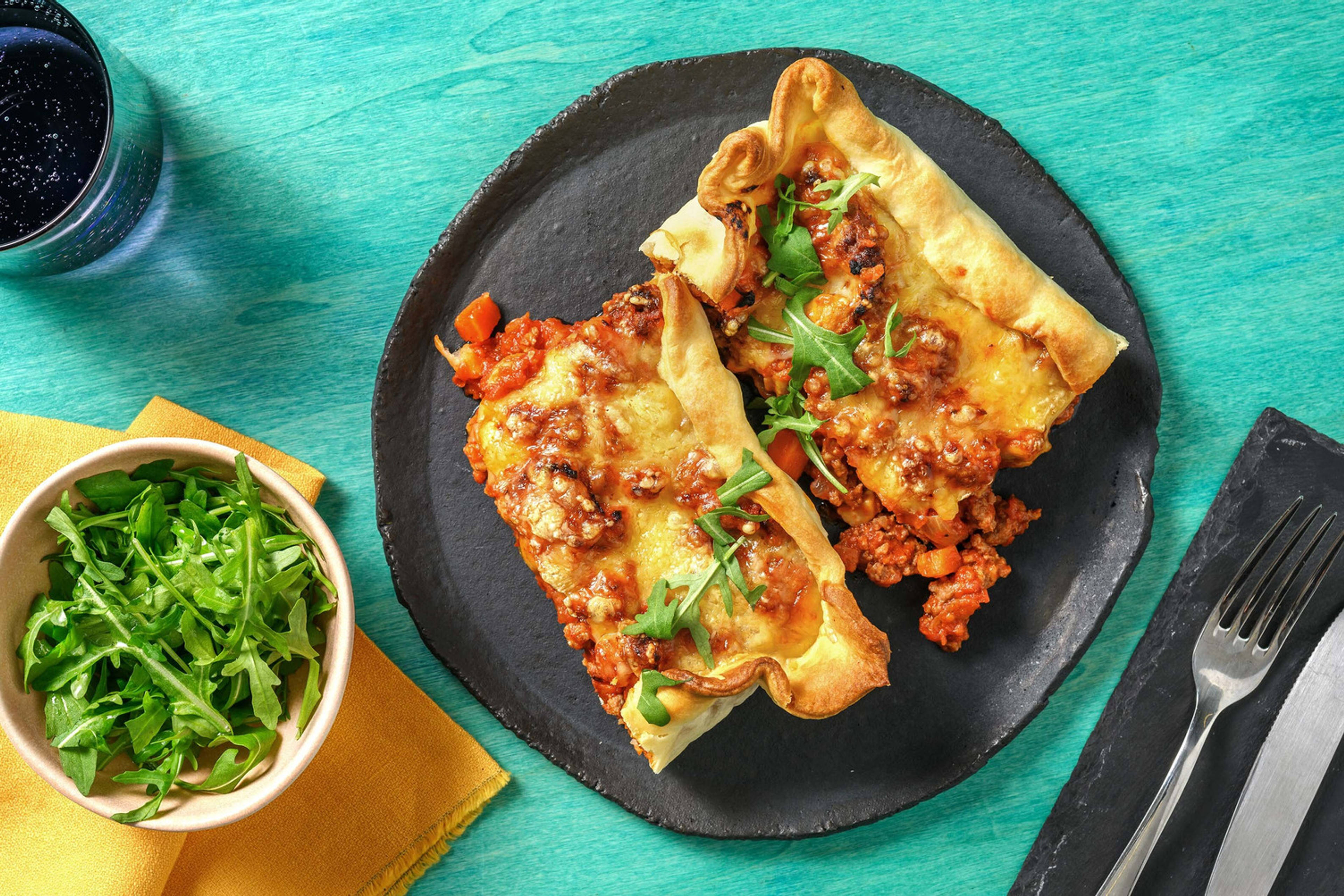 Quiche bolognaise