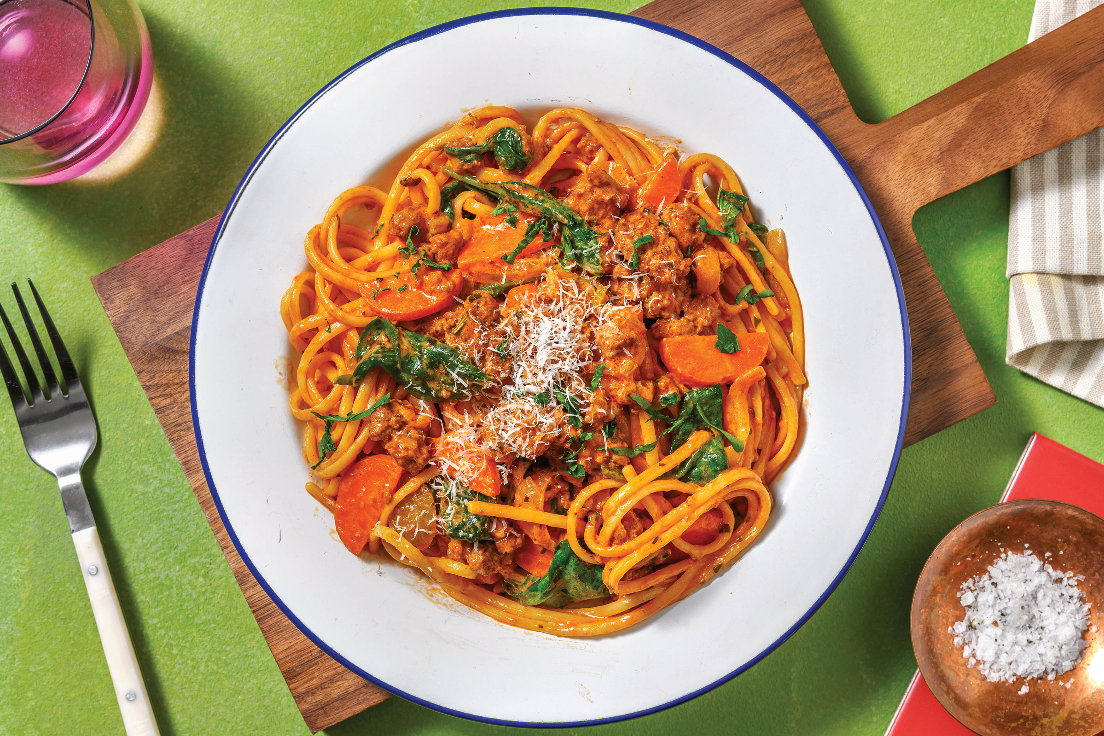 Quick Creamy Beef Penne