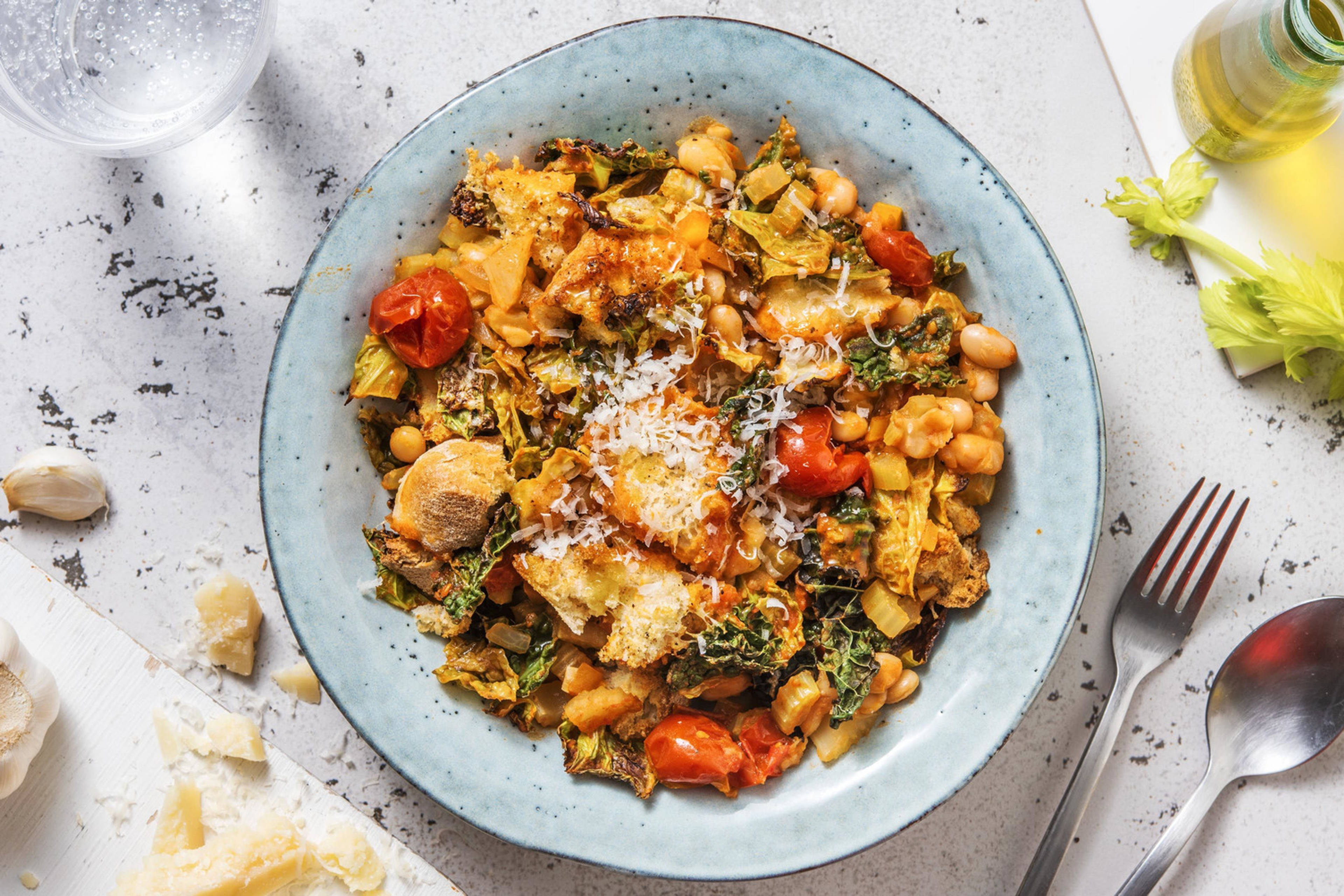 Ragoût de légumes toscans au chou frisé