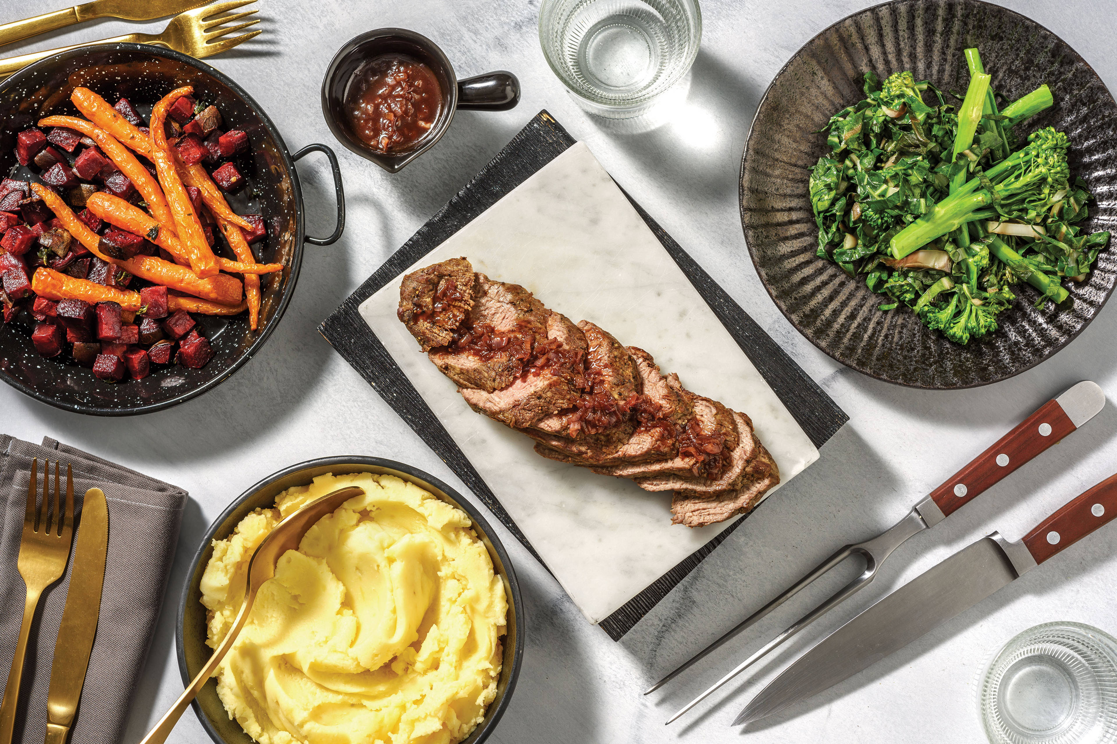Roast Beef Sirloin & Red Wine Jus