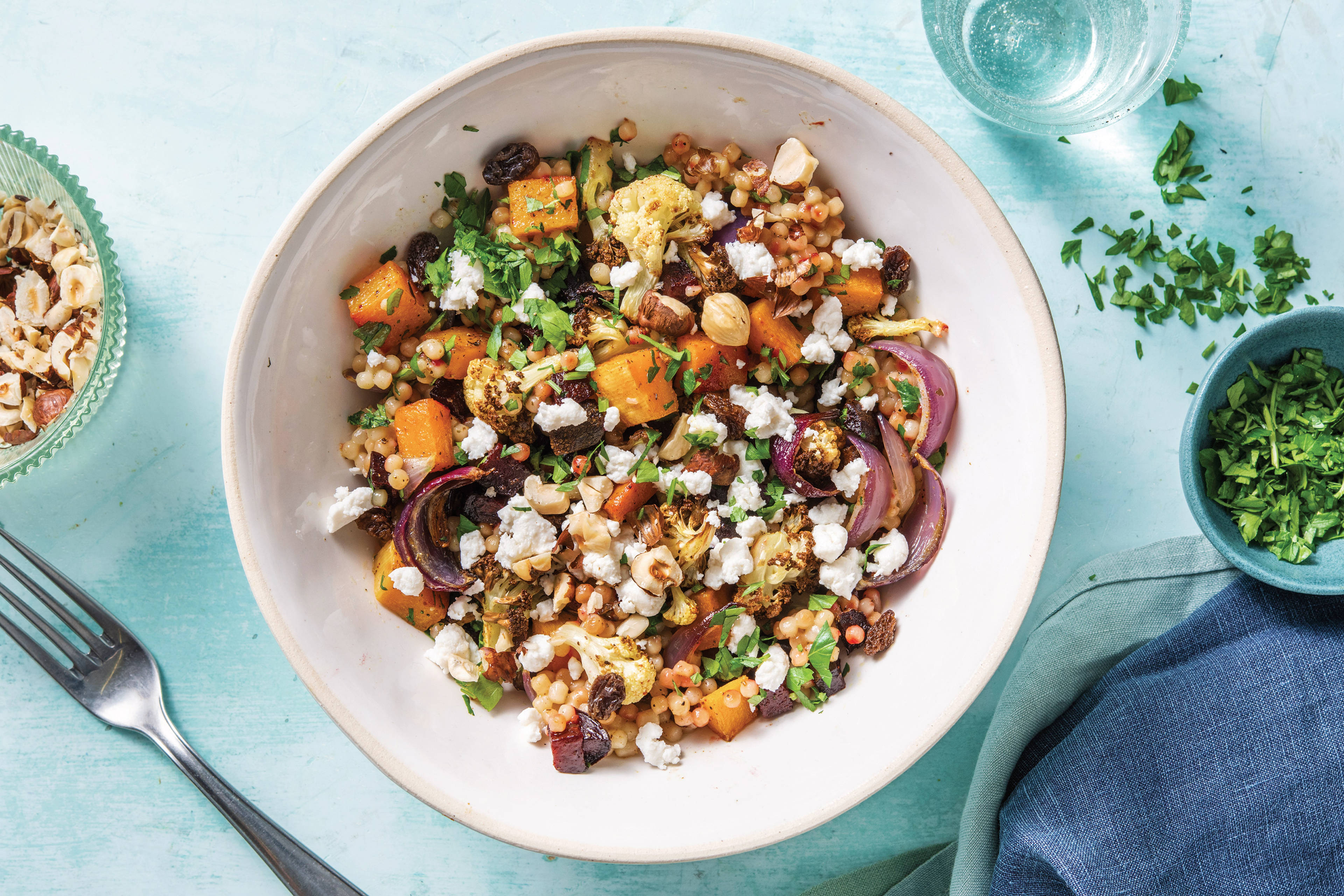 Roasted Cauliflower & Pumpkin Bowl