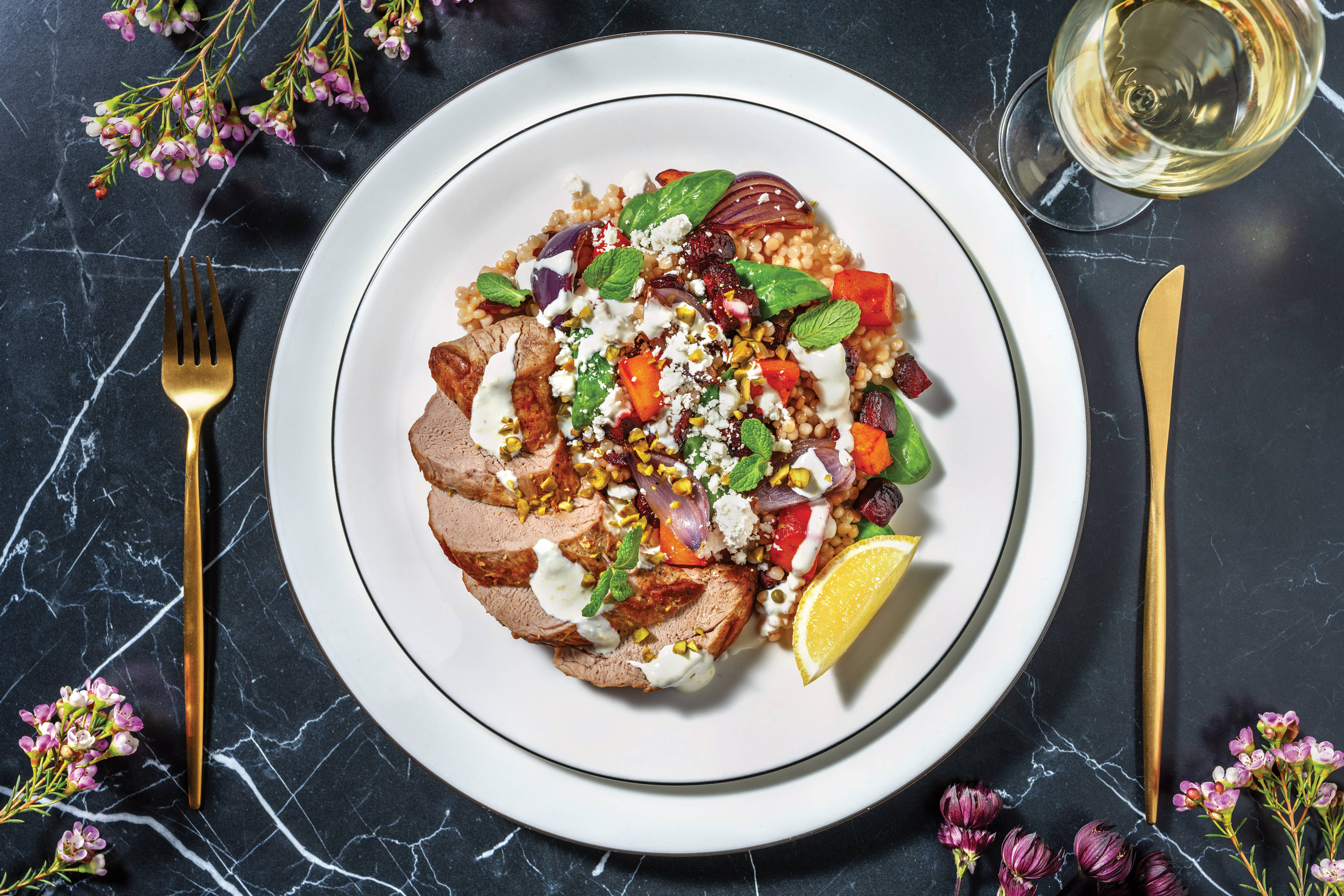 Pork Fillet & Lemon Dressing