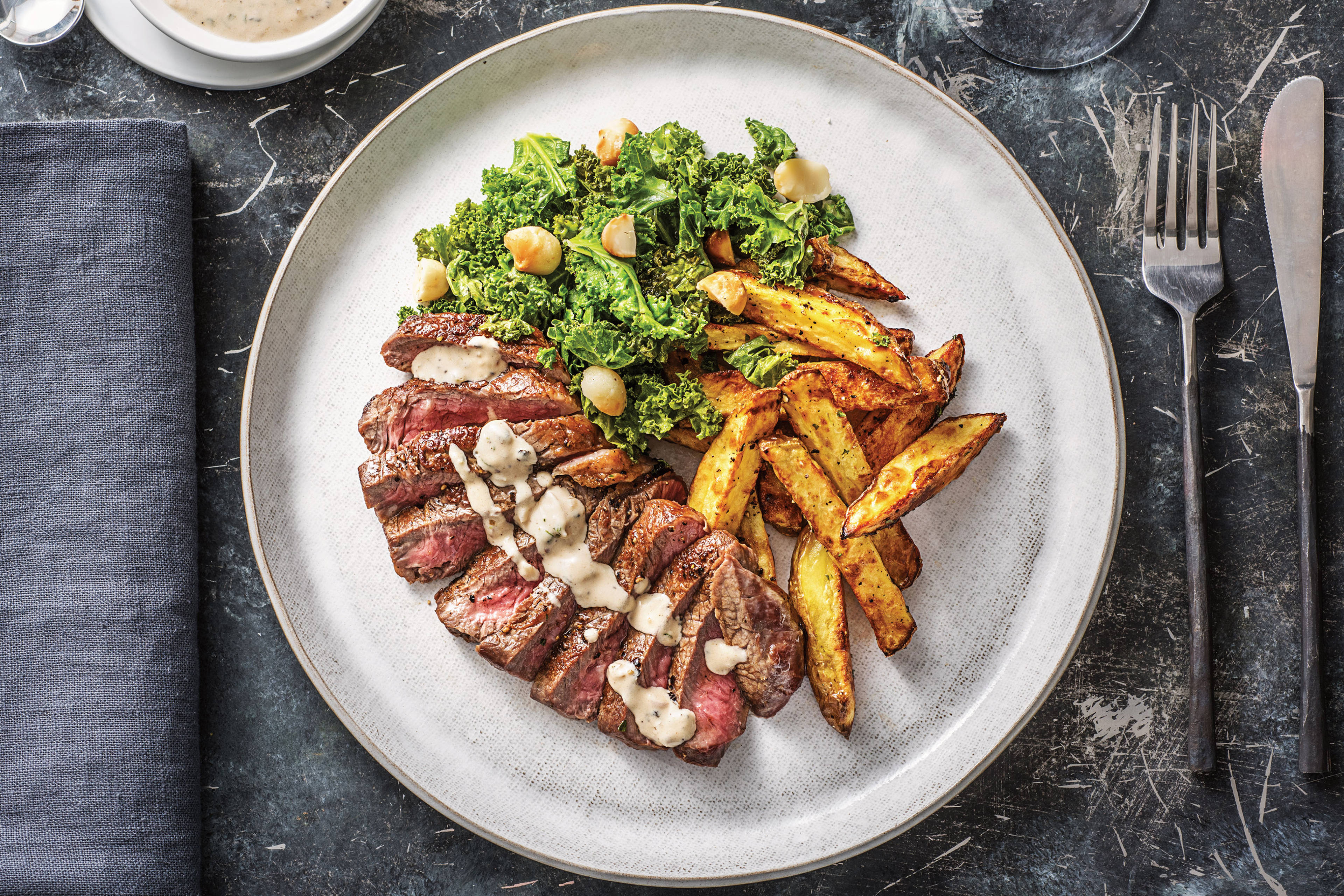 Premium Fillet Steak & Peppercorn Sauce