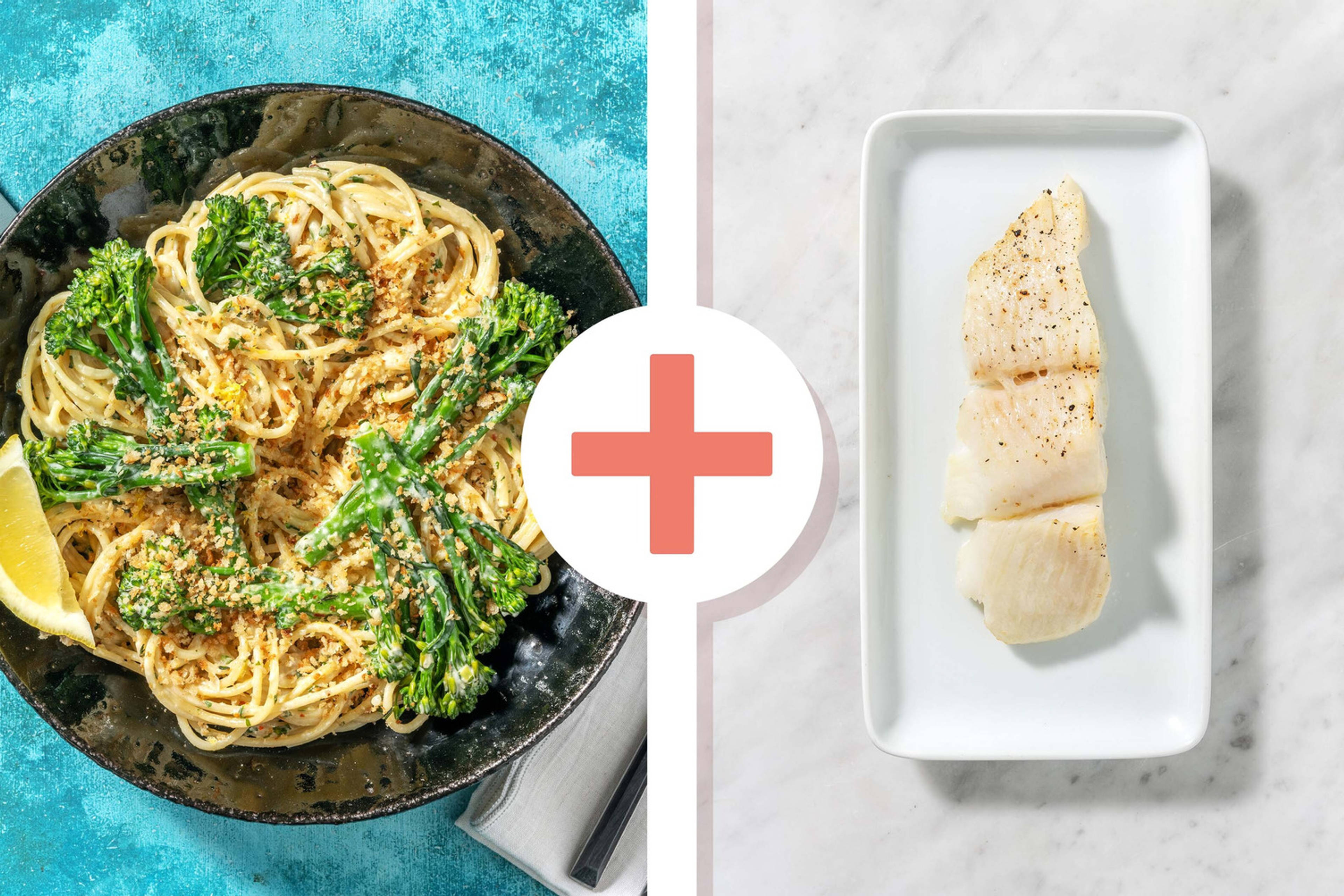 Spaghetti al Limone! mit extra Kabeljau