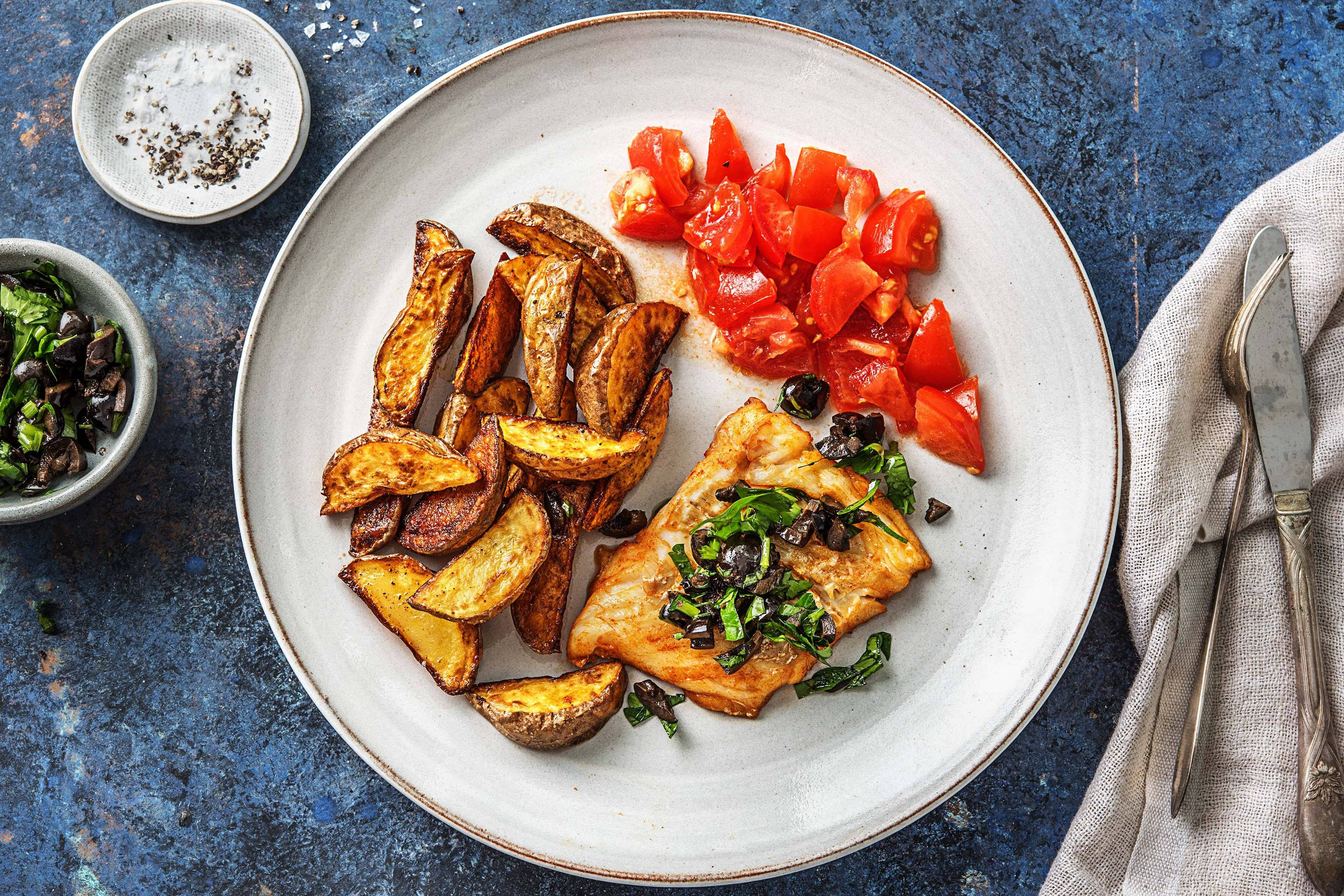 Spanish Style Cod & Chips