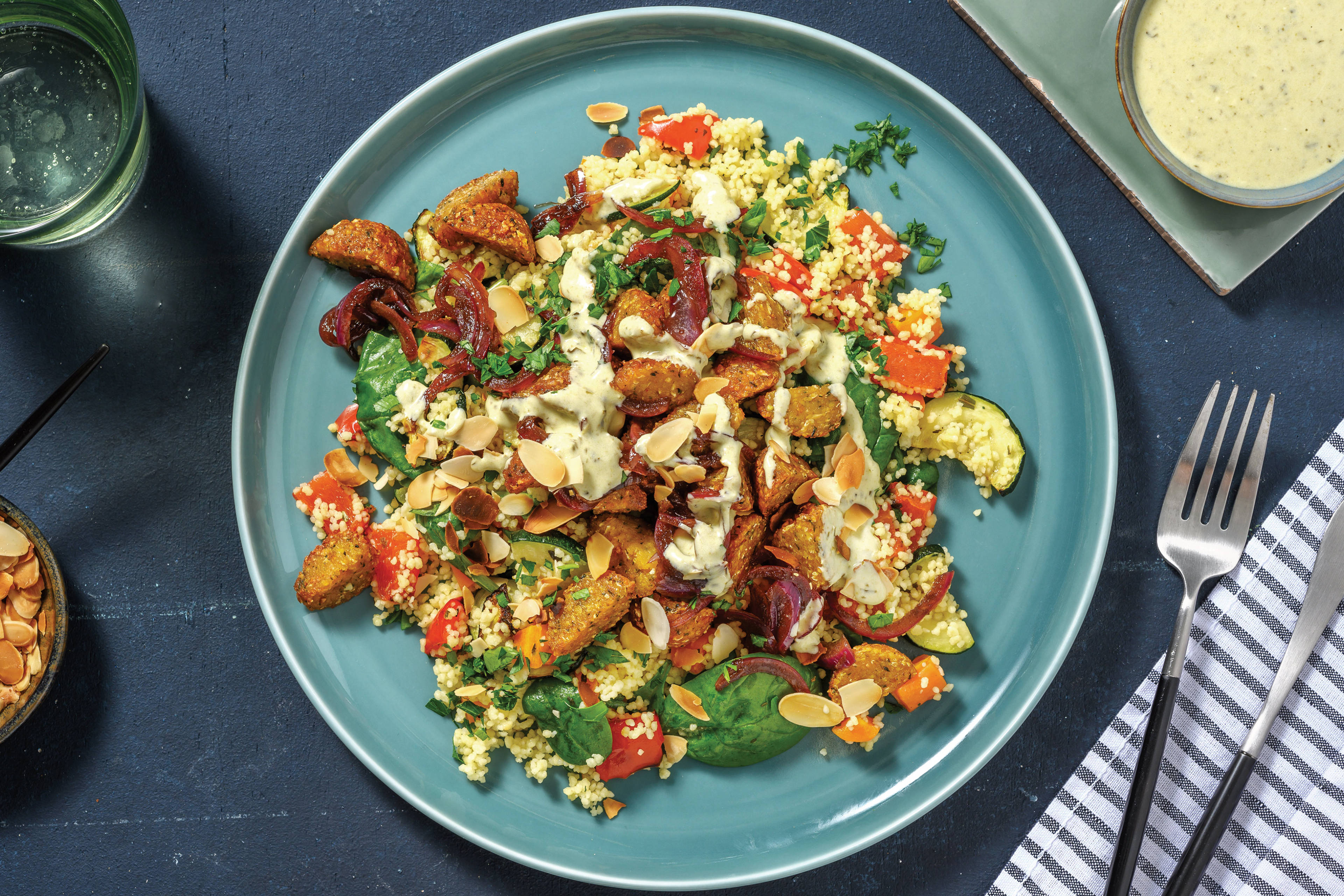 Falafel & Roast Veggie Couscous