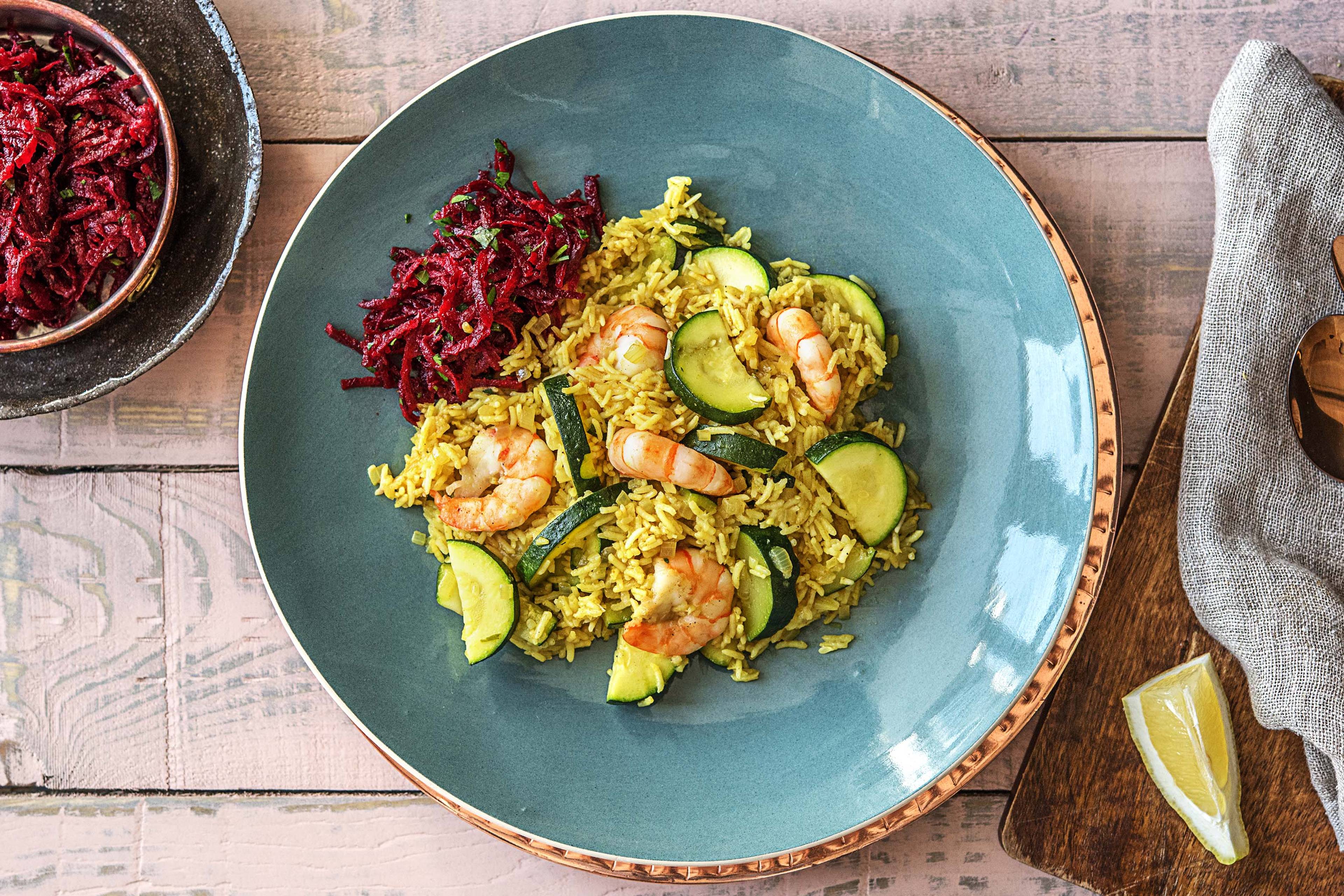 Sri Lankan Prawn Pilaf