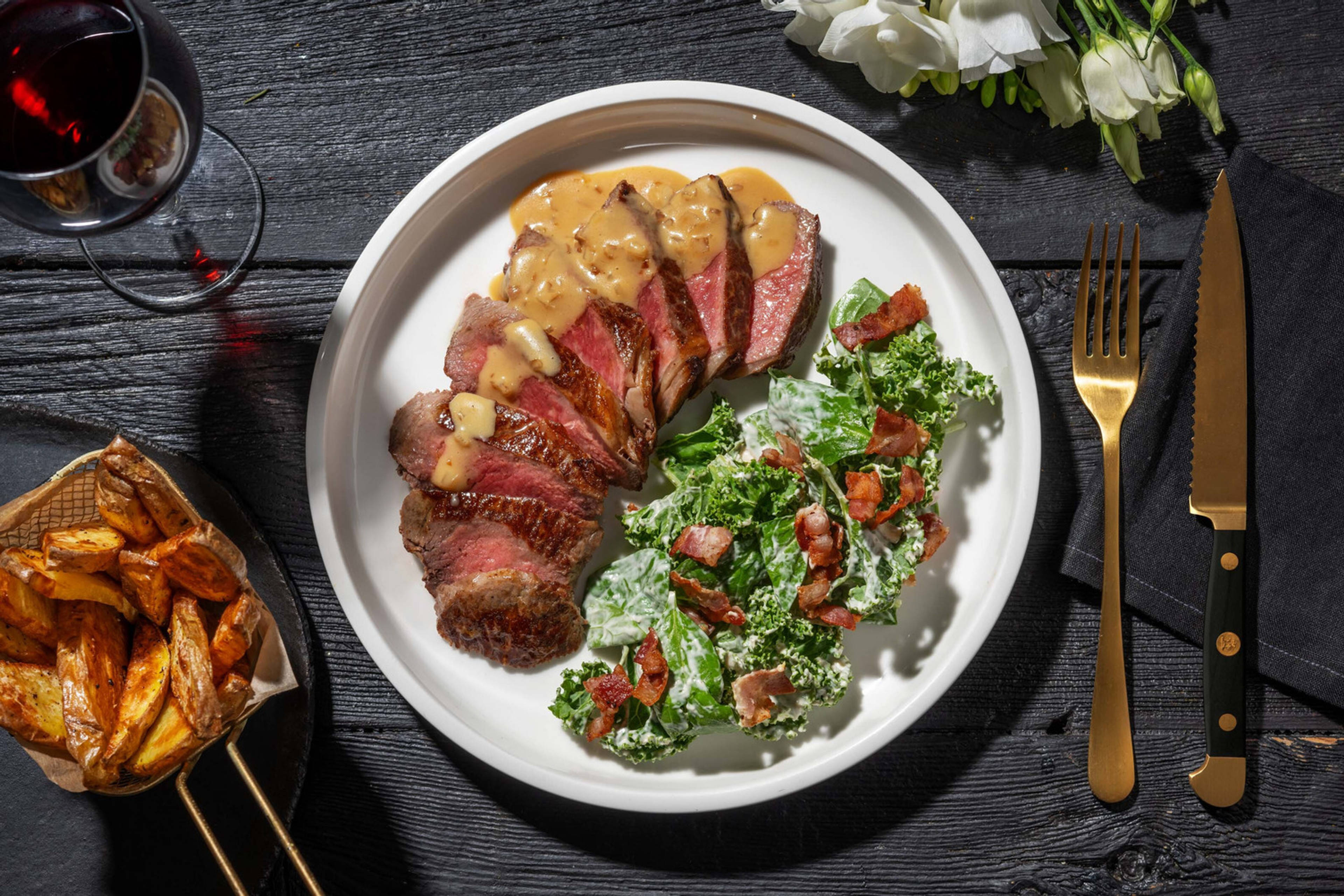 Steak au Poivre