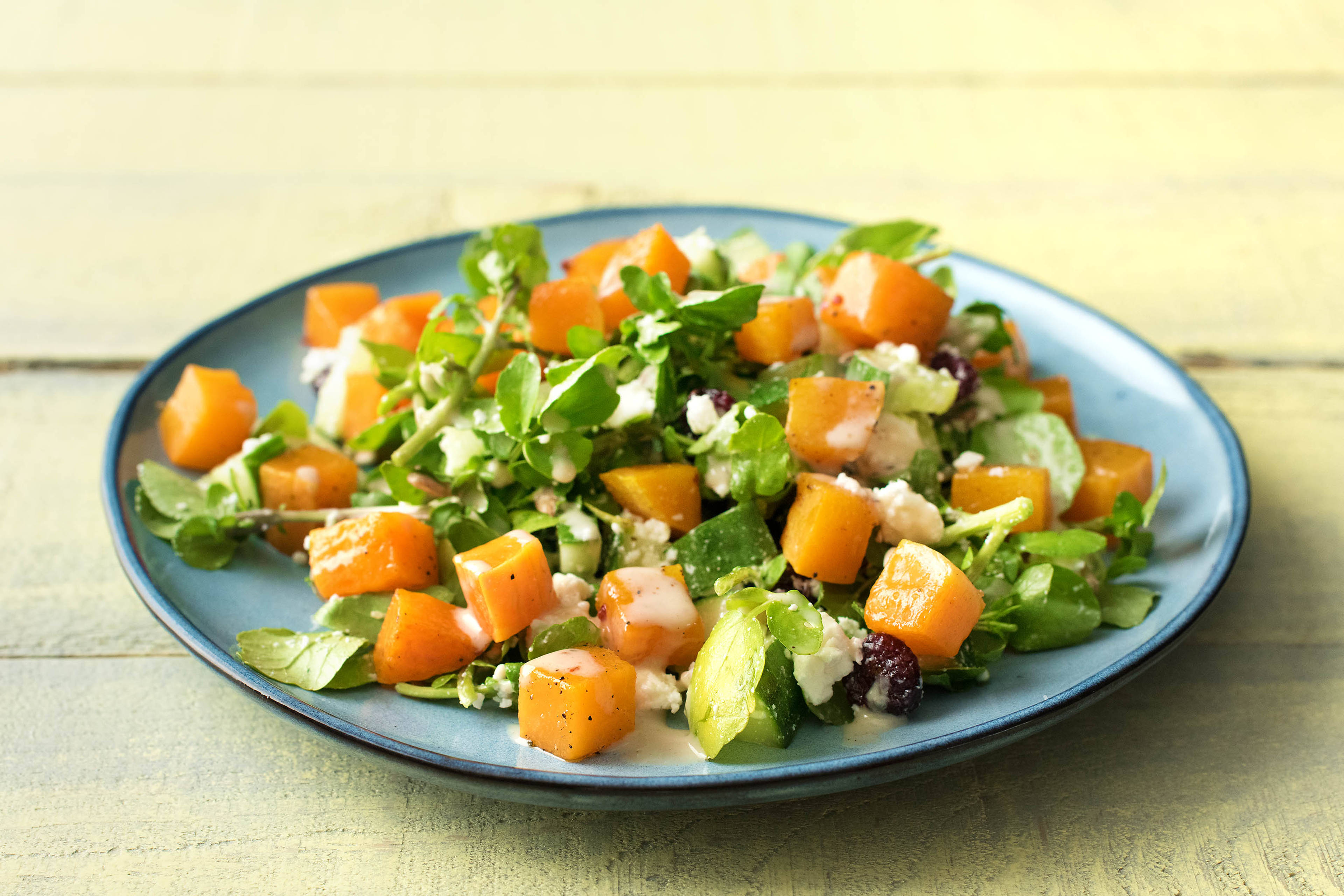 Tah-antilising Butternut Tahini Salad