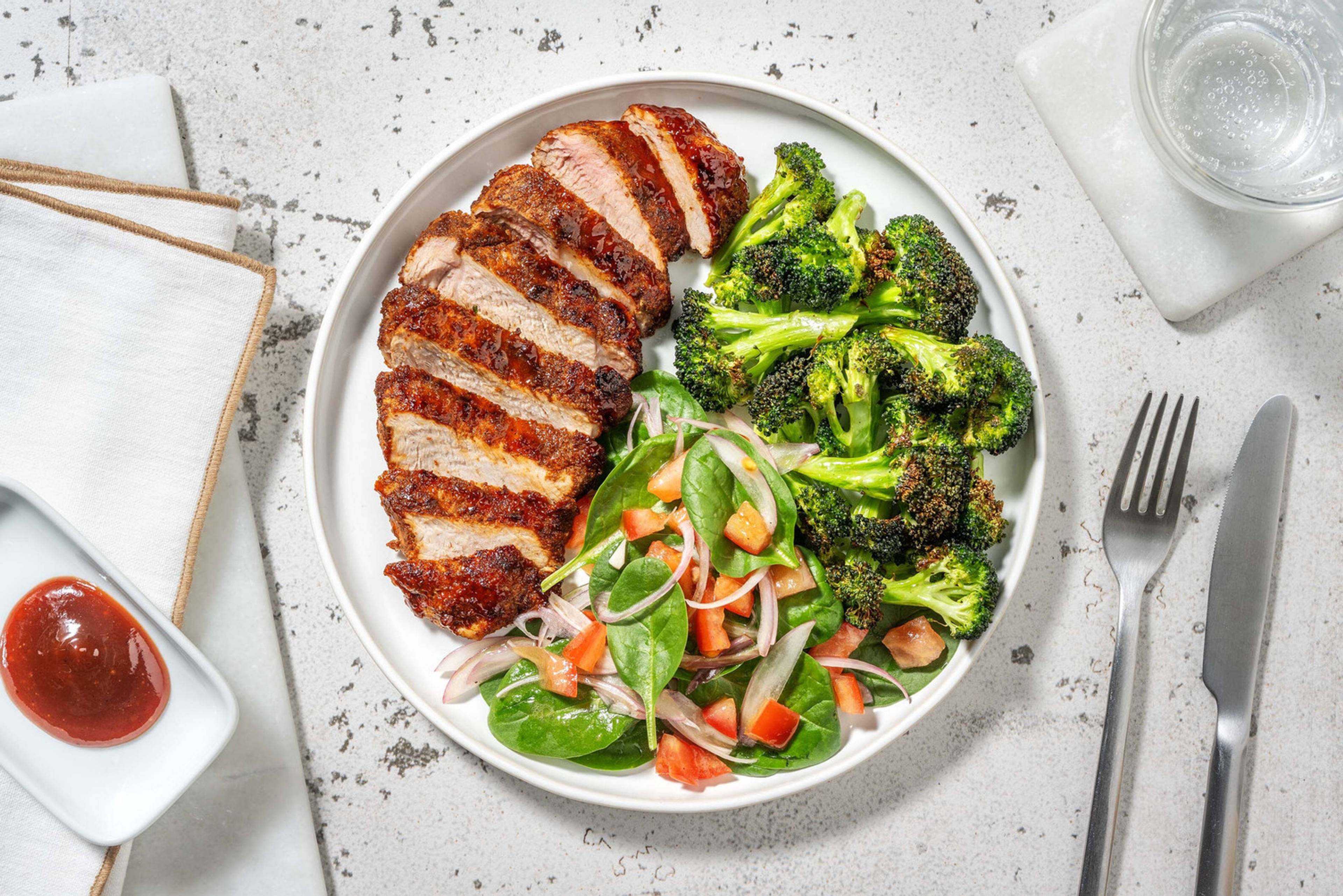 Carb Smart BBQ-Rubbed Tofu