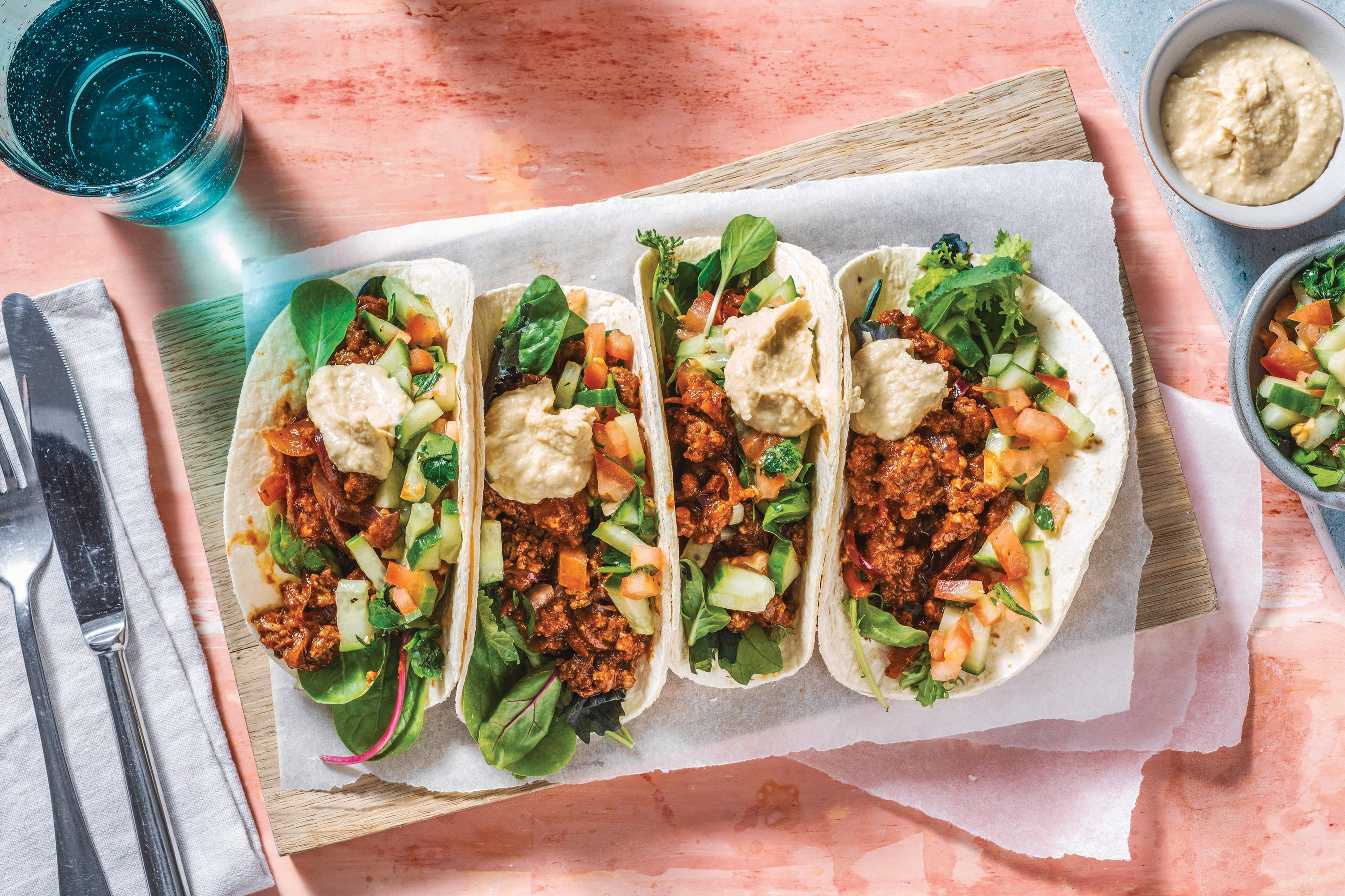 Turkish-Spiced Beef Tacos