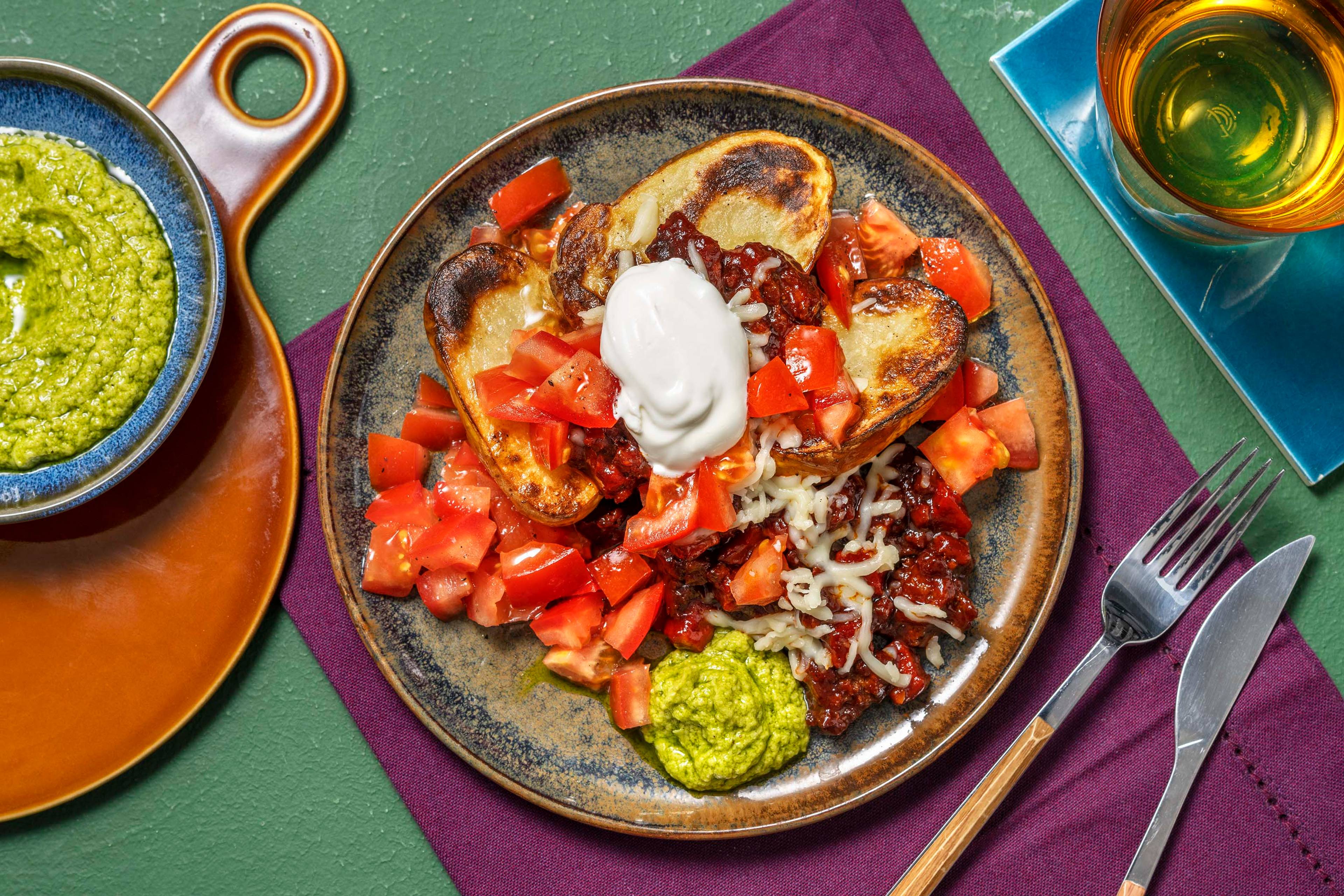 Ultimate Loaded Beef and Chorizo Chilli Jacky P