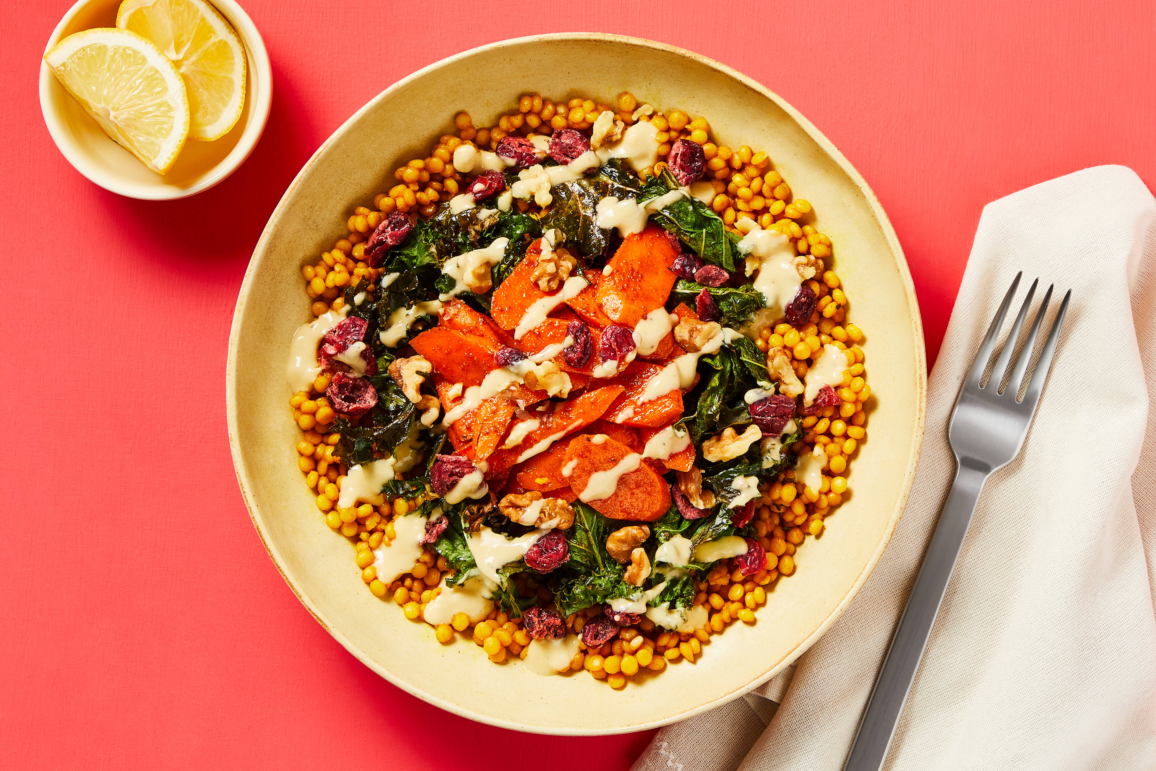Chicken & Maple Carrot Power Bowls