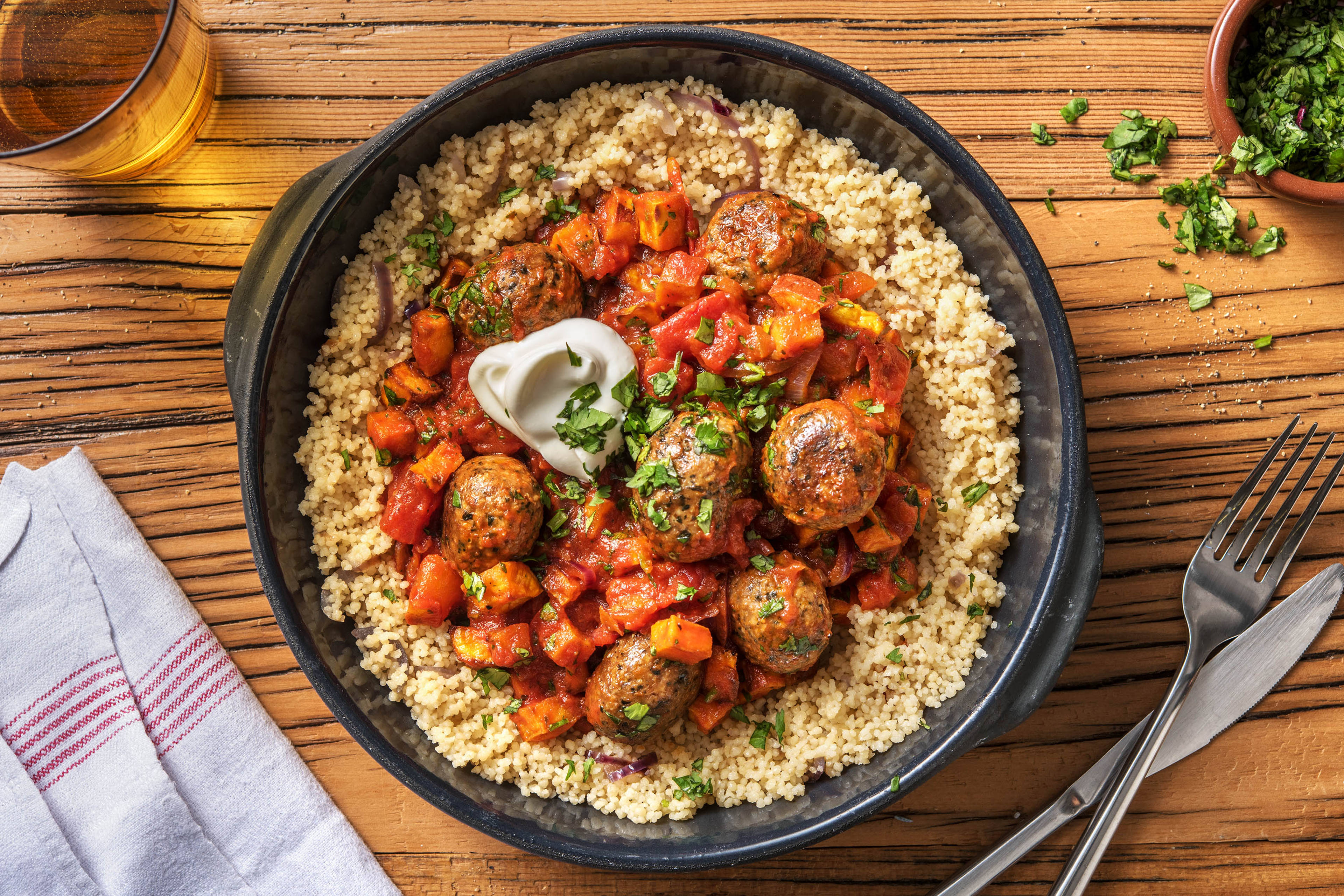 Vegetarian Meatball Tagine