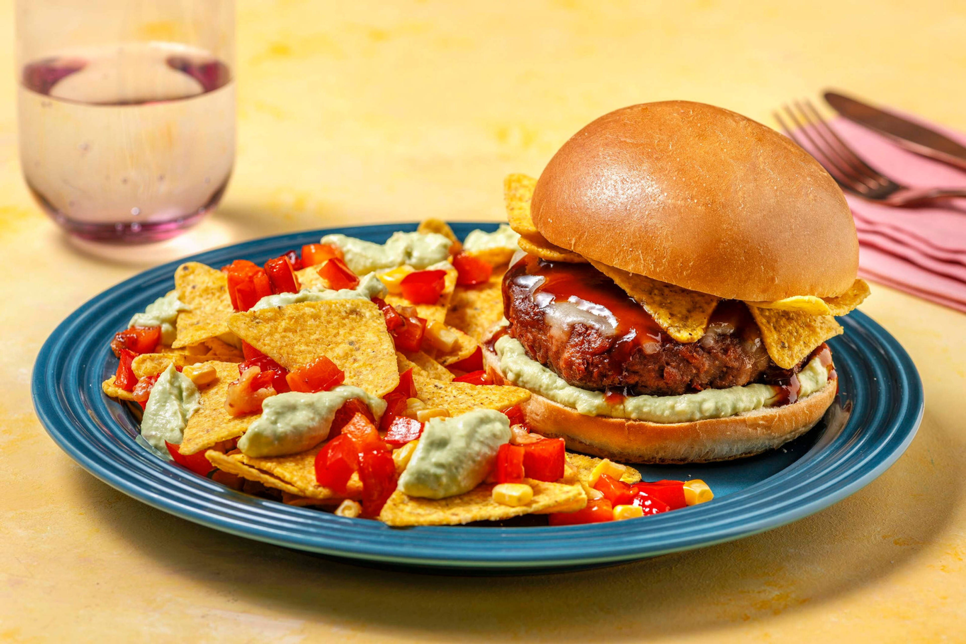 Veggie Tex Mex Mushroom Burger