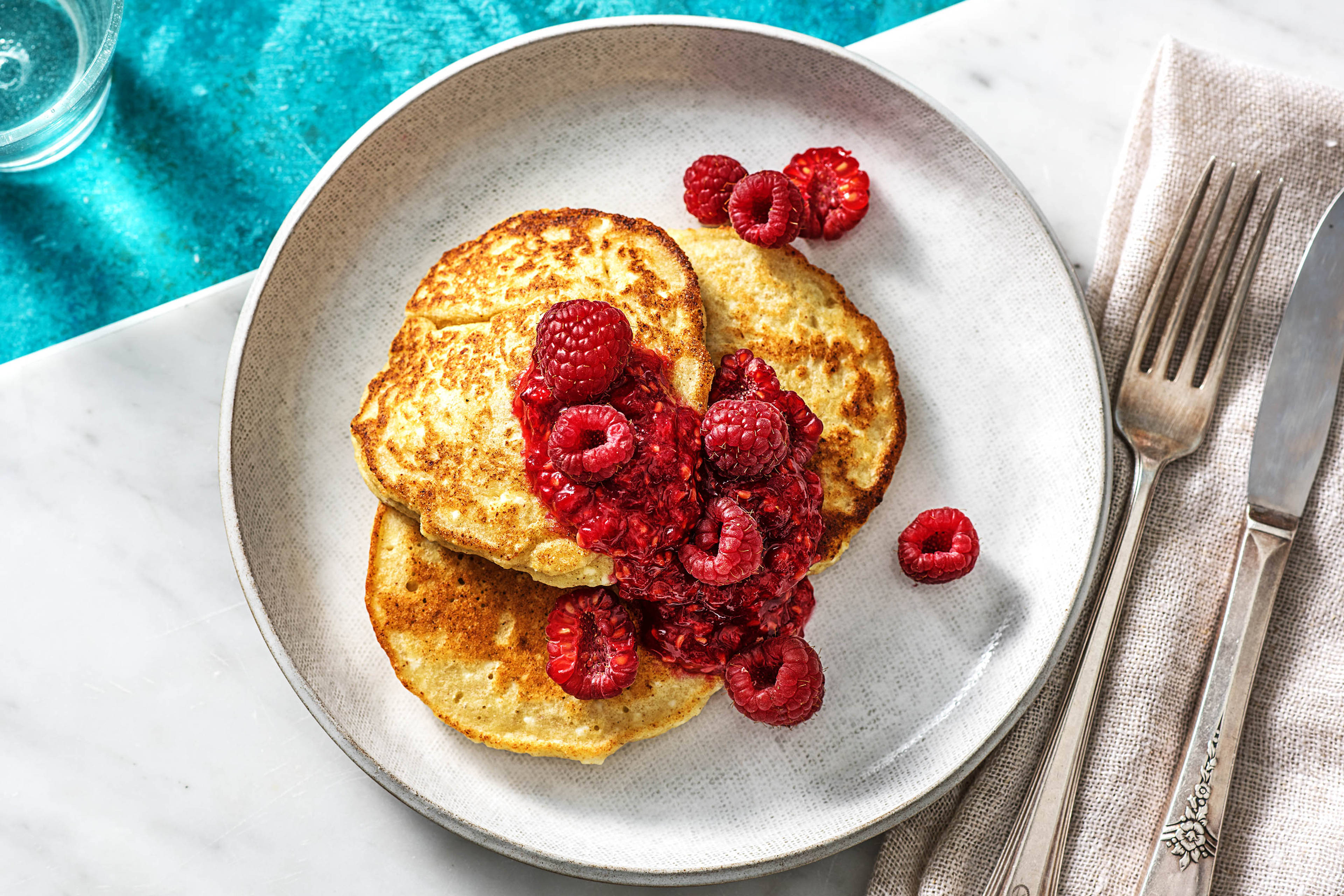 Crêpes de farine complète à la ricotta