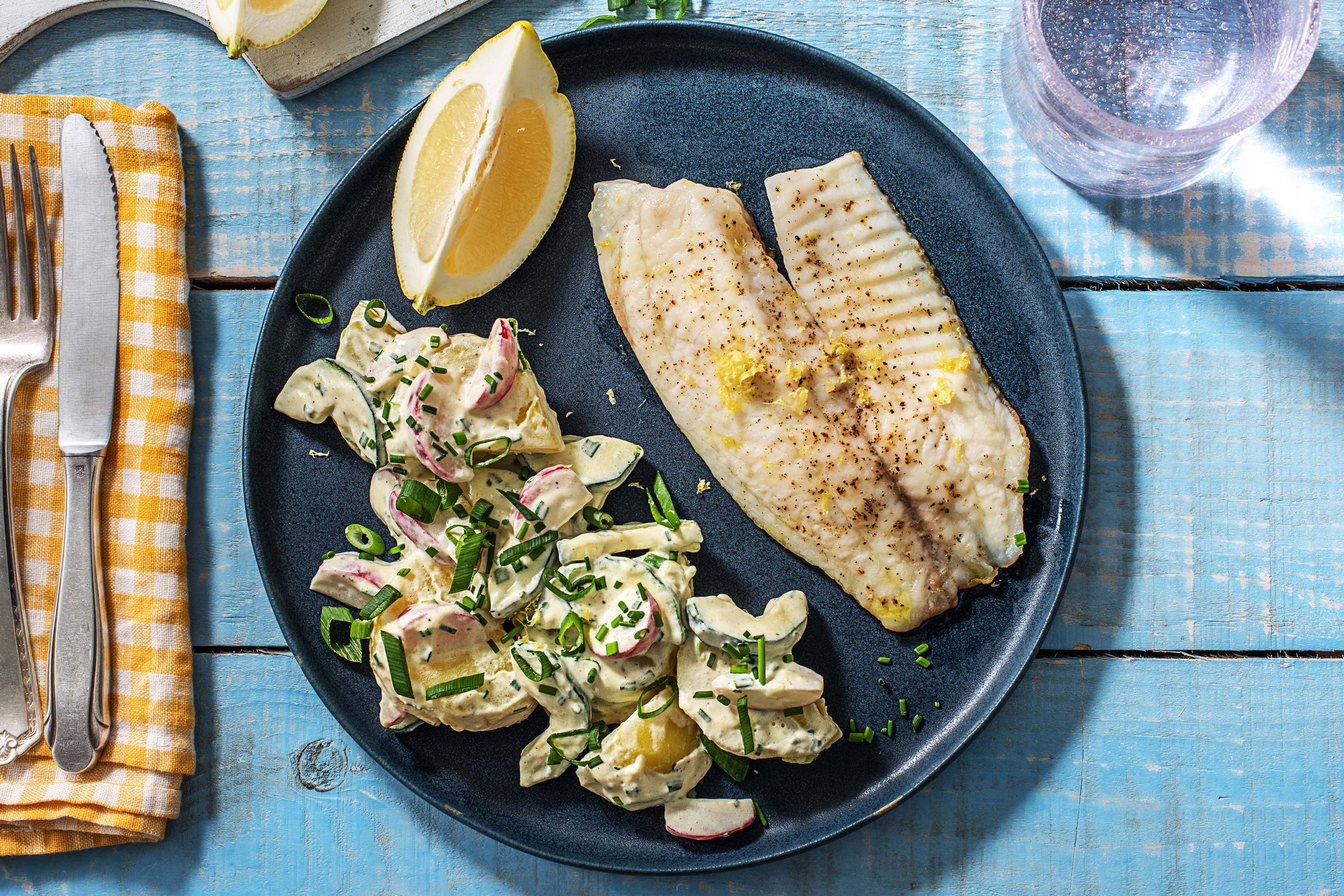 Zitroniges Fischfilet aus dem Varoma