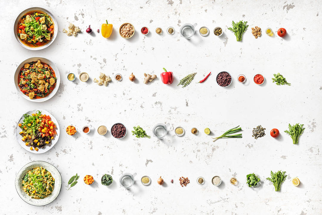 Din måltidskasse til 3 personer er fyldt med gode råvarer