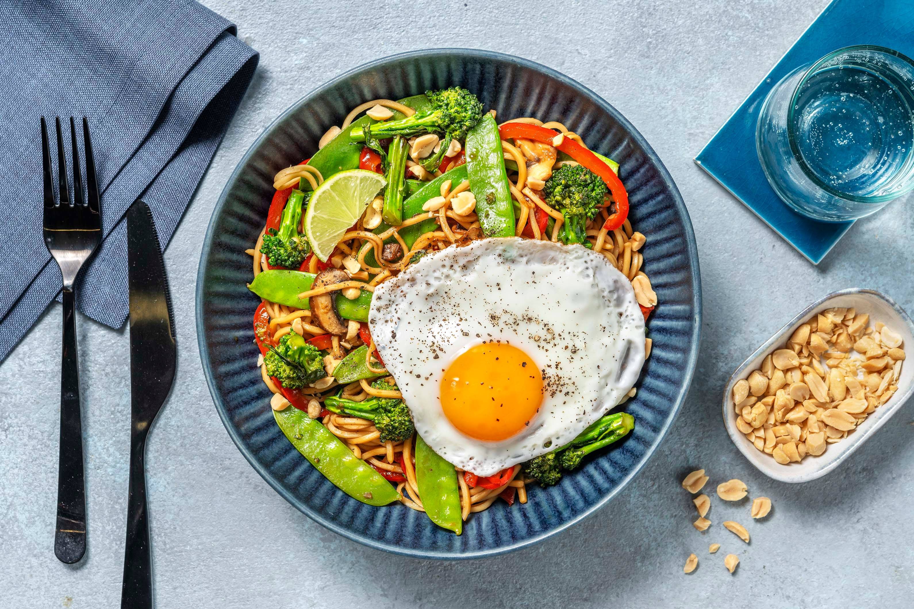 What are egg noodles made from?