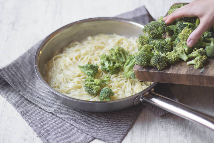 Add the broccoli